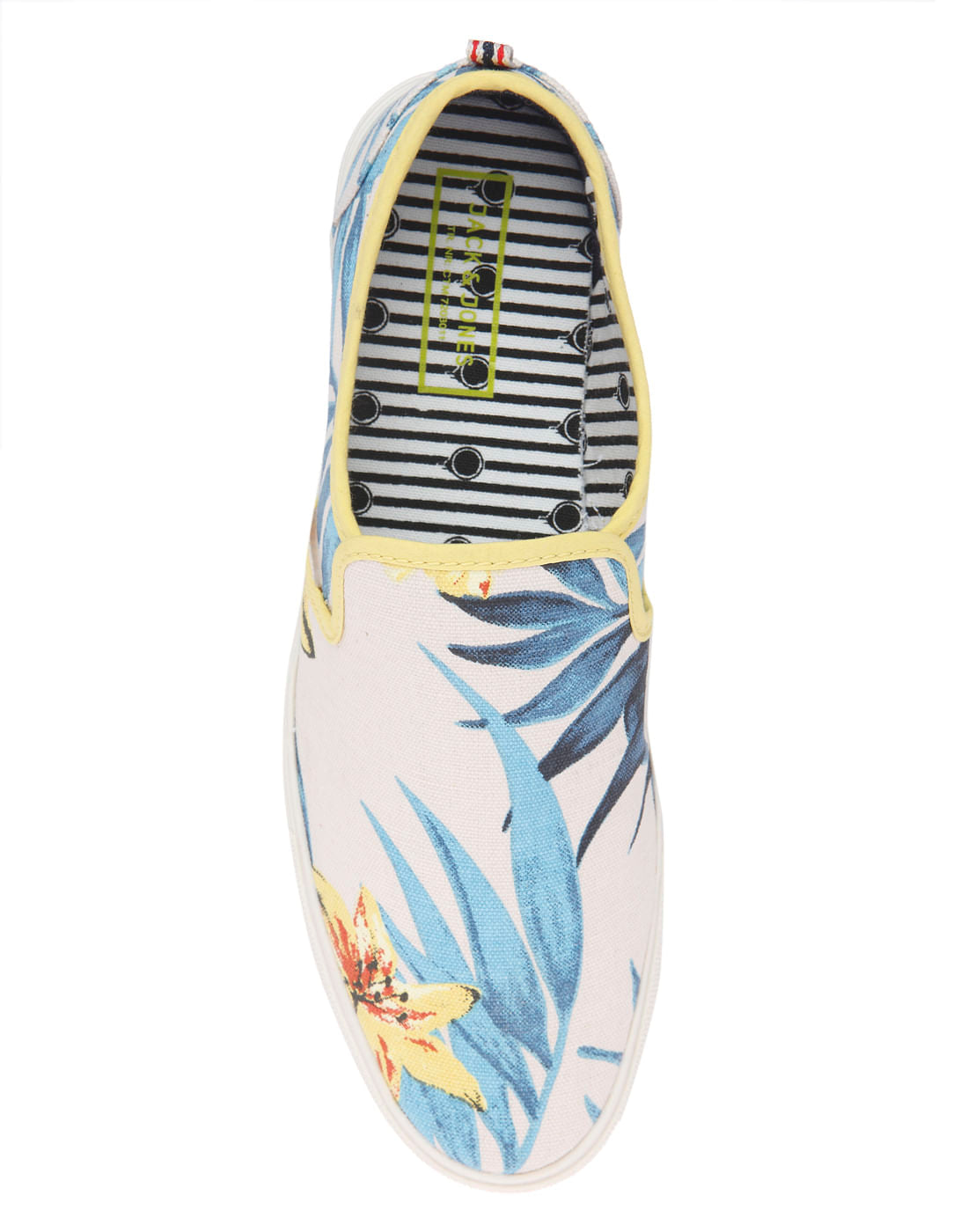 Floral Print Slip On Shoes