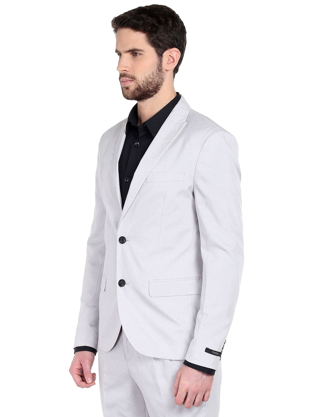 Casual Solid Blazer - 46
