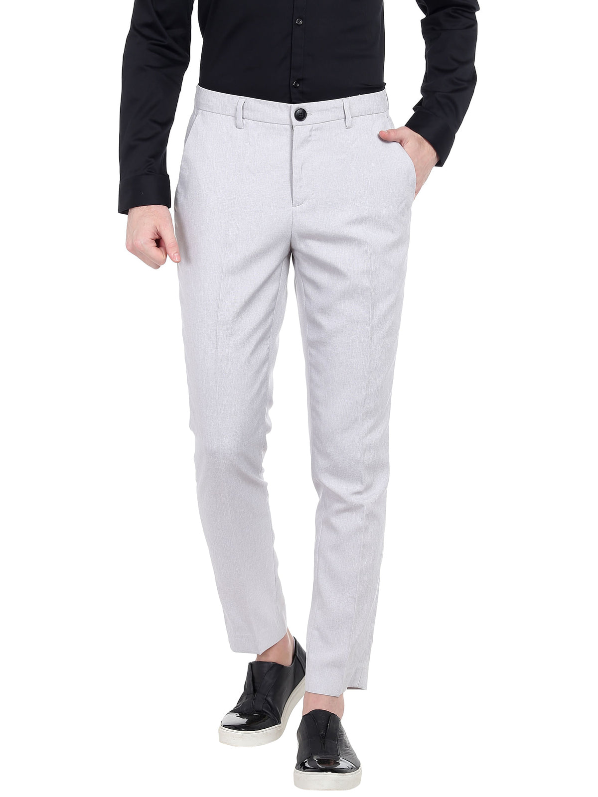 Casual Solid Pant - 46