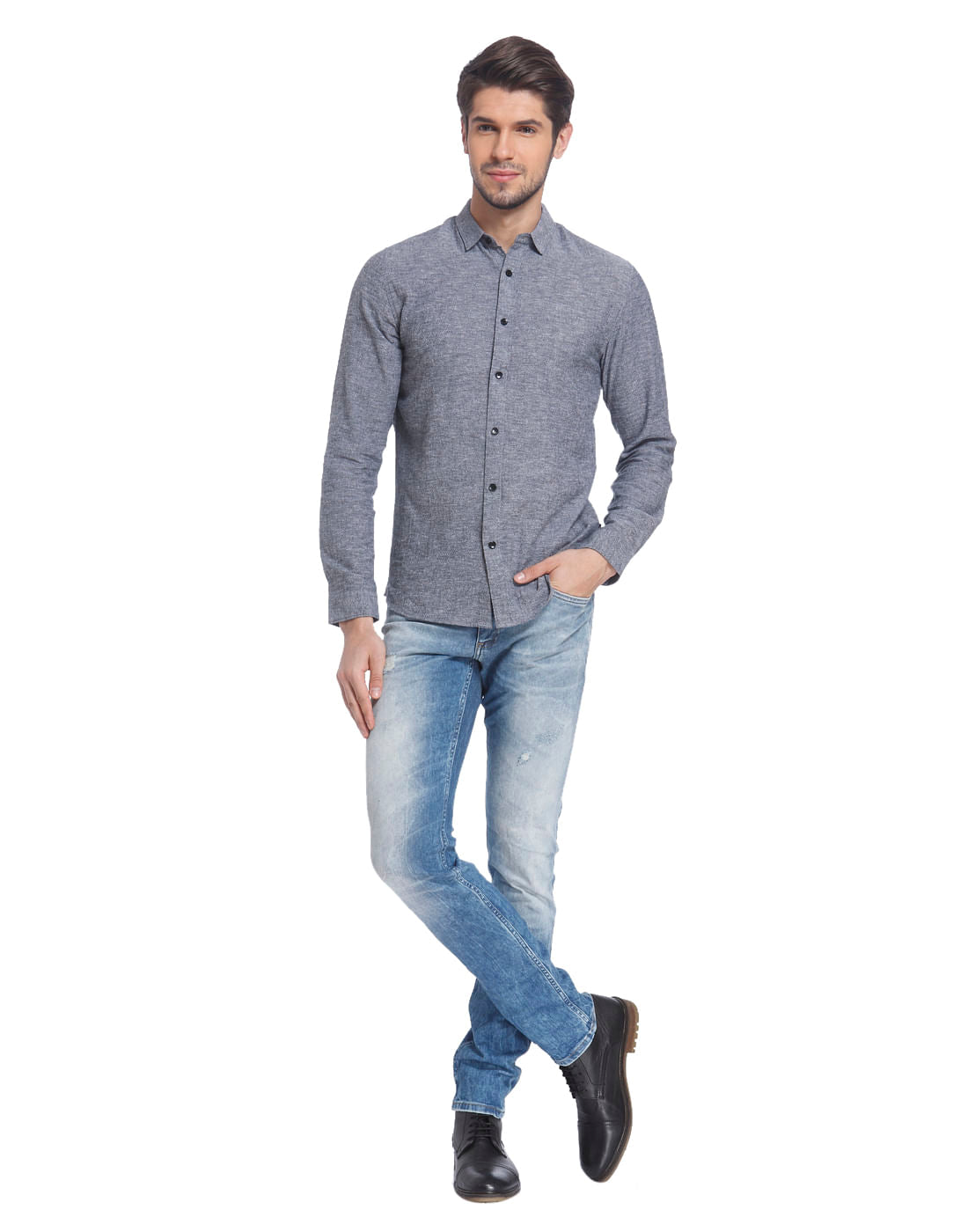 Black Slim Fit Shirt