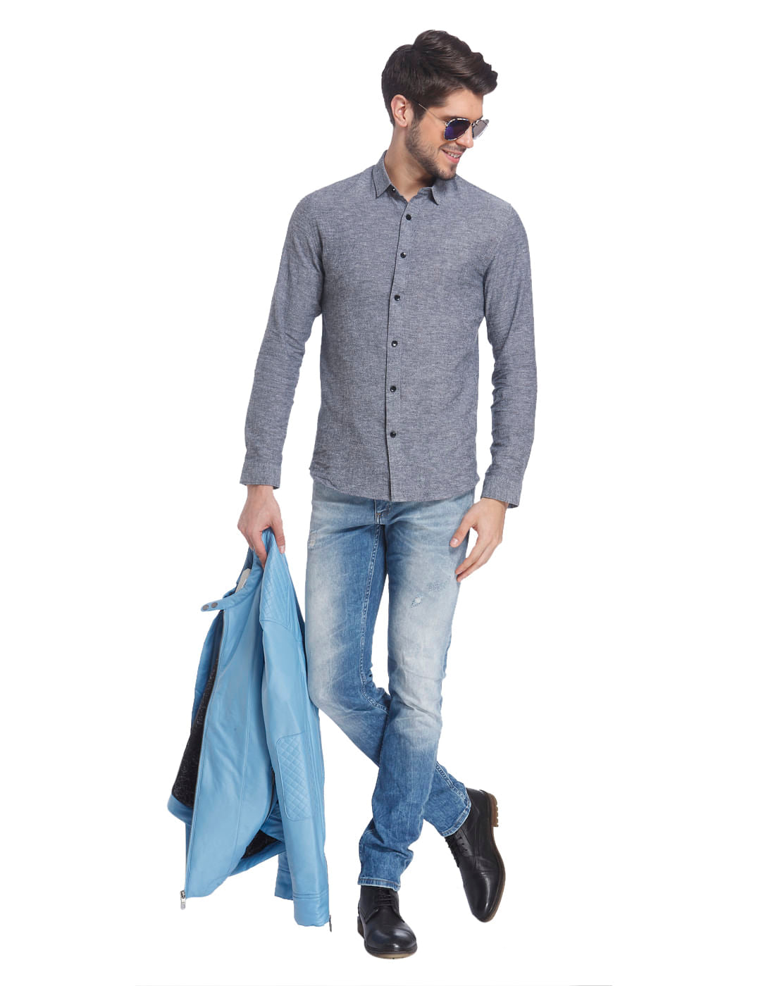 Black Slim Fit Shirt