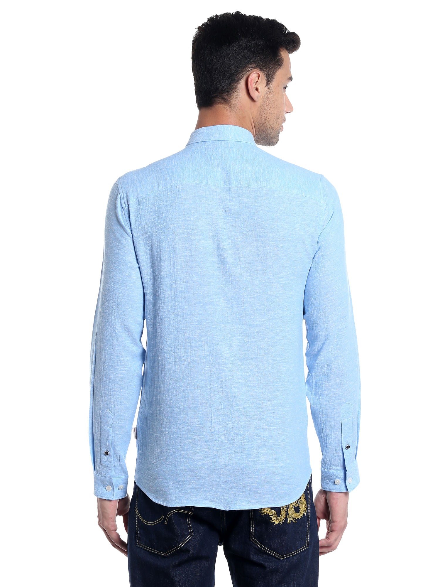 Blue Slim Fit Shirt