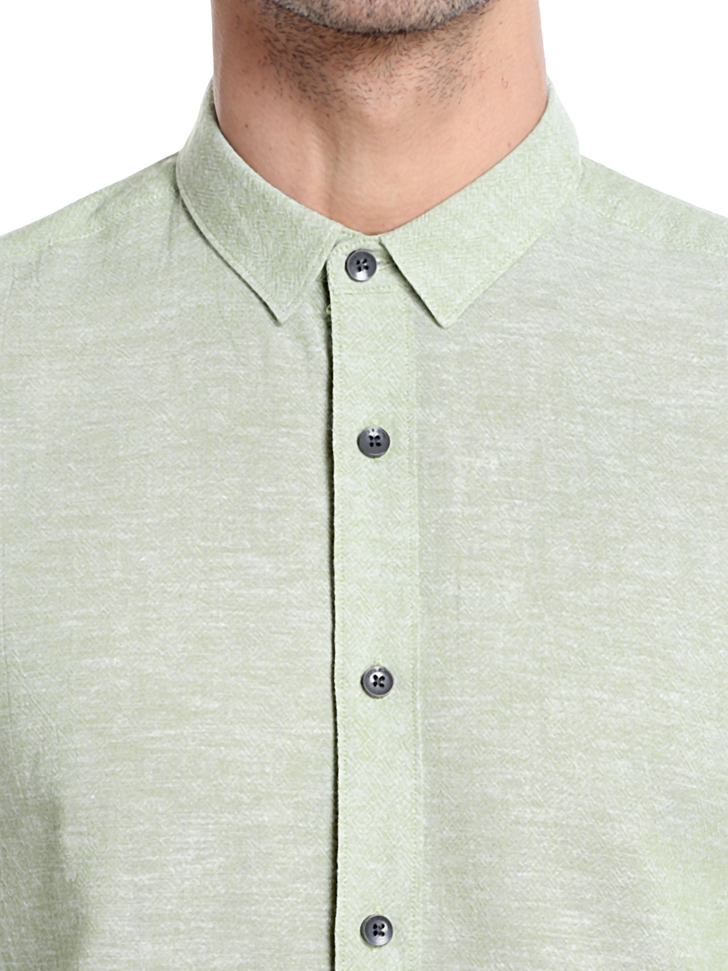 Green Slim Fit Shirt