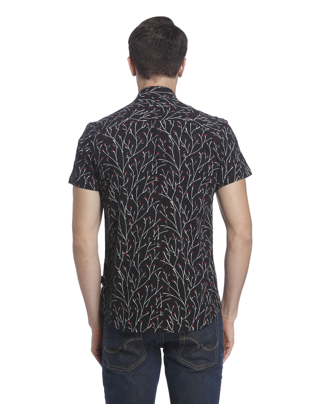 Printed Black Shirt