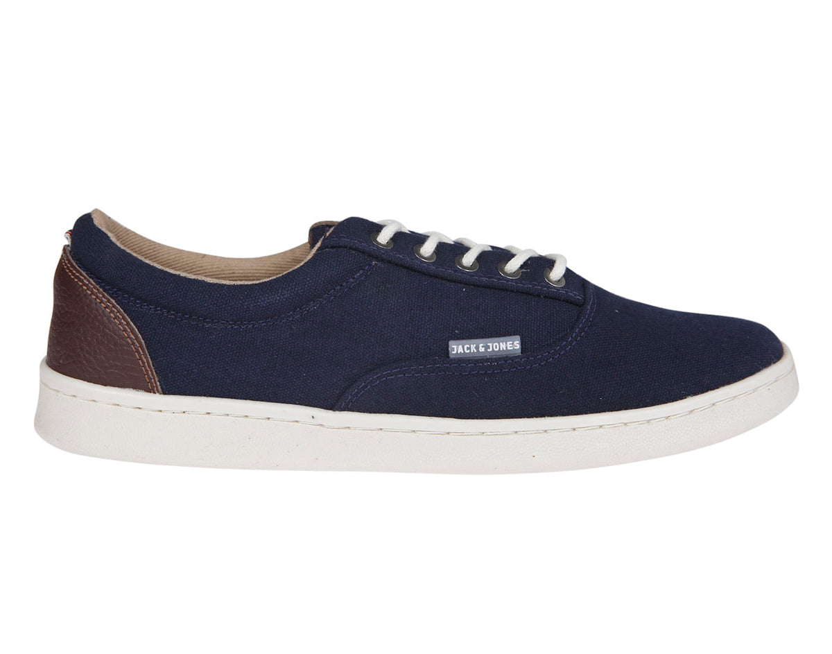 Denim Canvas Trainers - 6
