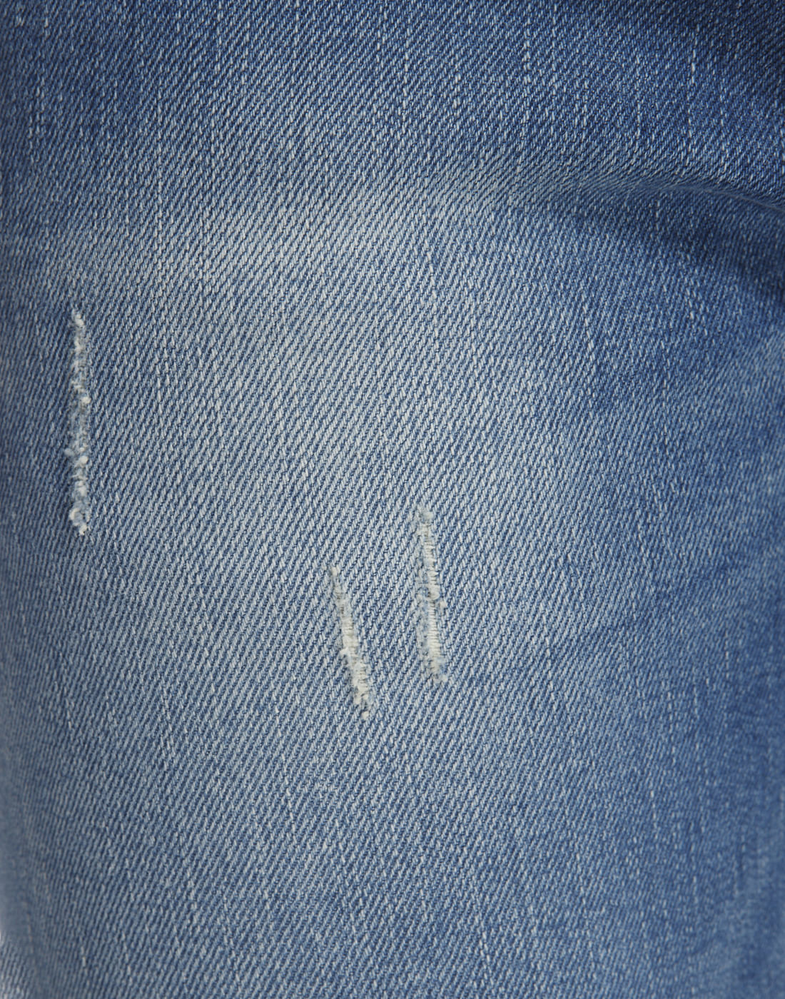 Blue Distressed Slim Jeans