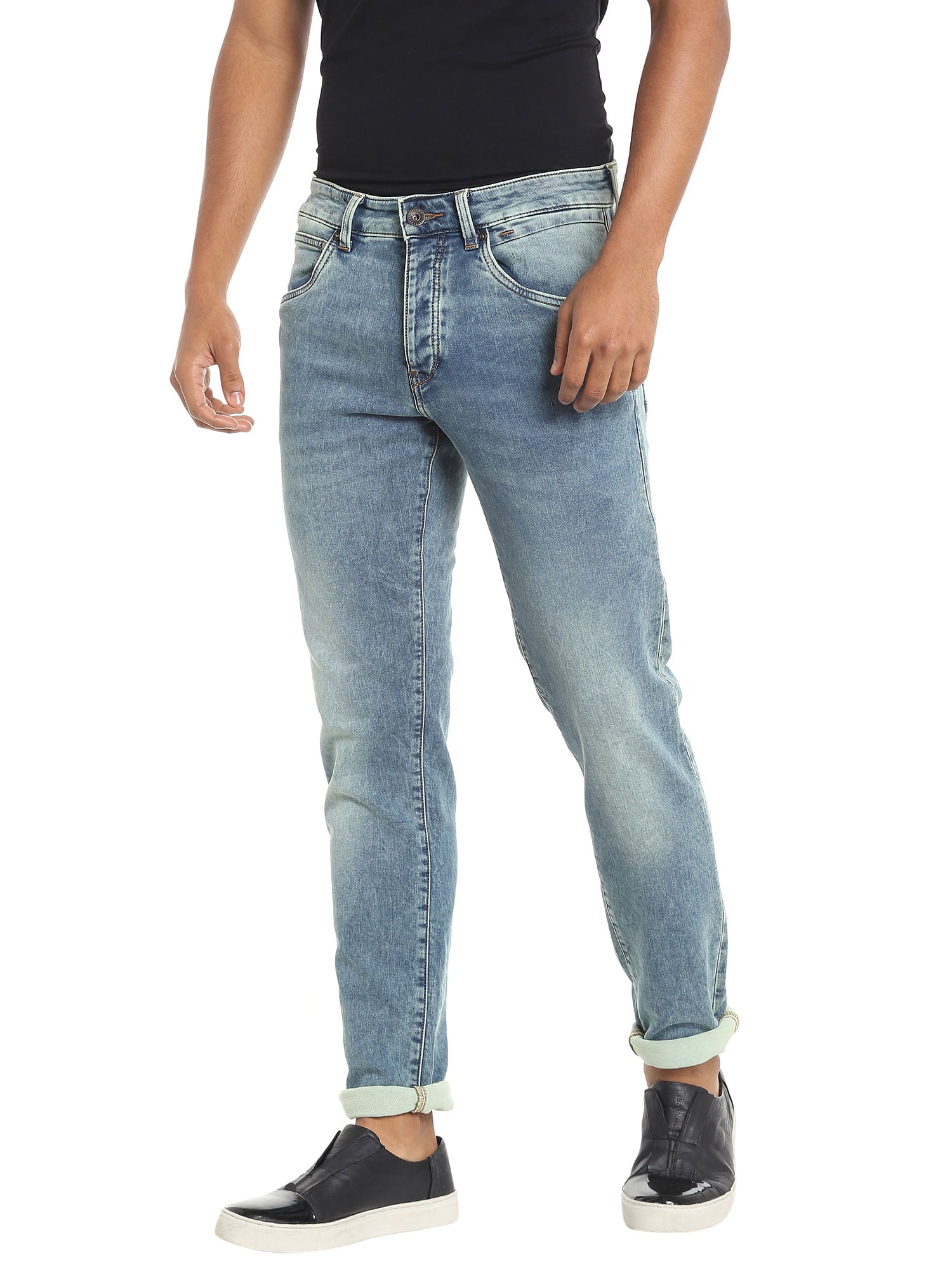 Blue Relaxed Fit Jeans