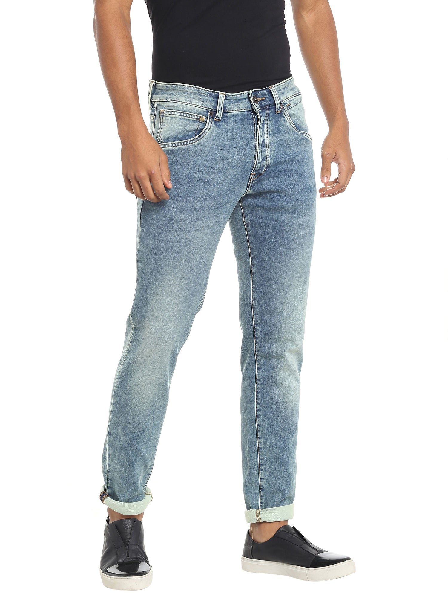 Blue Relaxed Fit Jeans