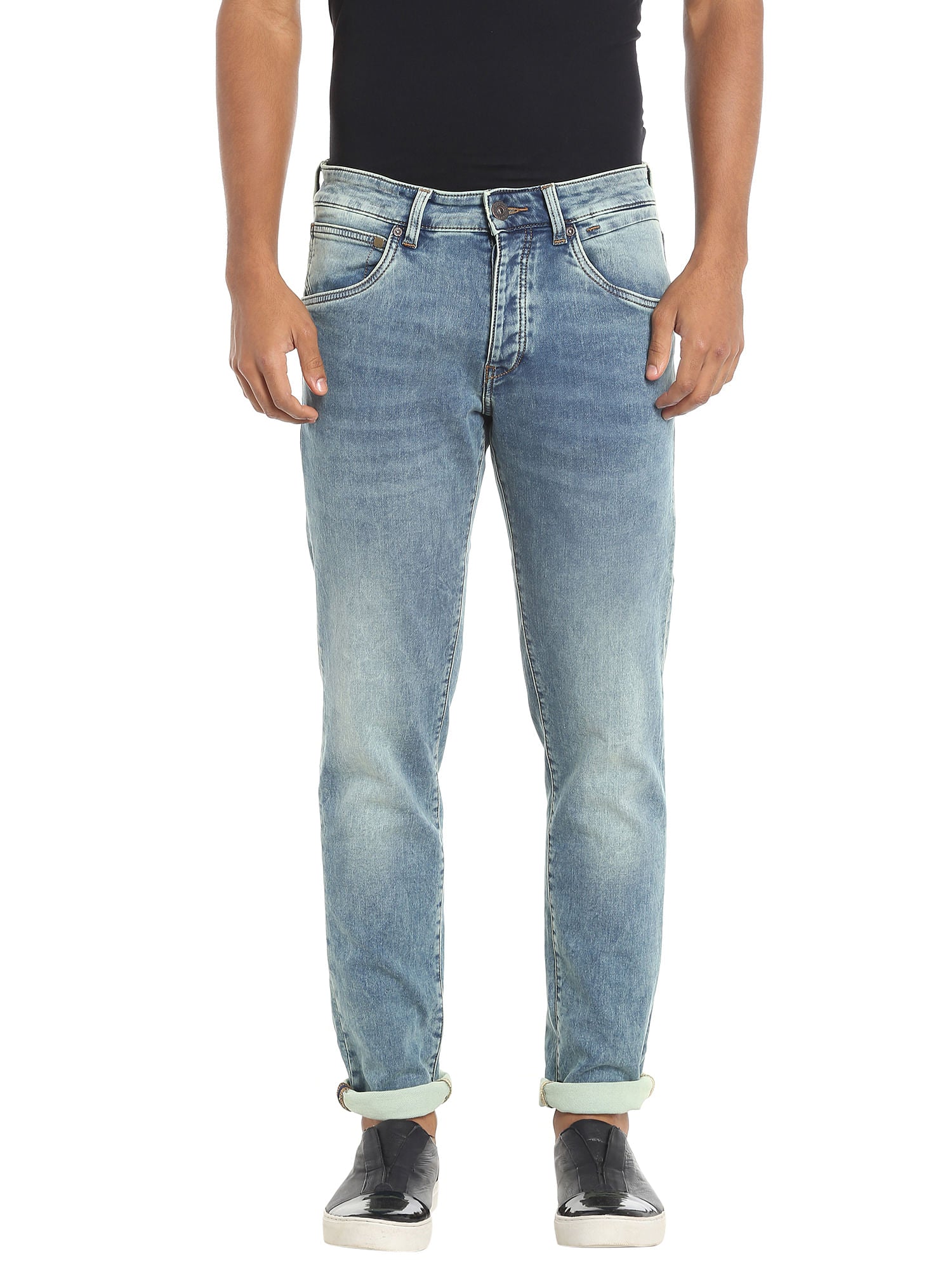 Blue Relaxed Fit Jeans