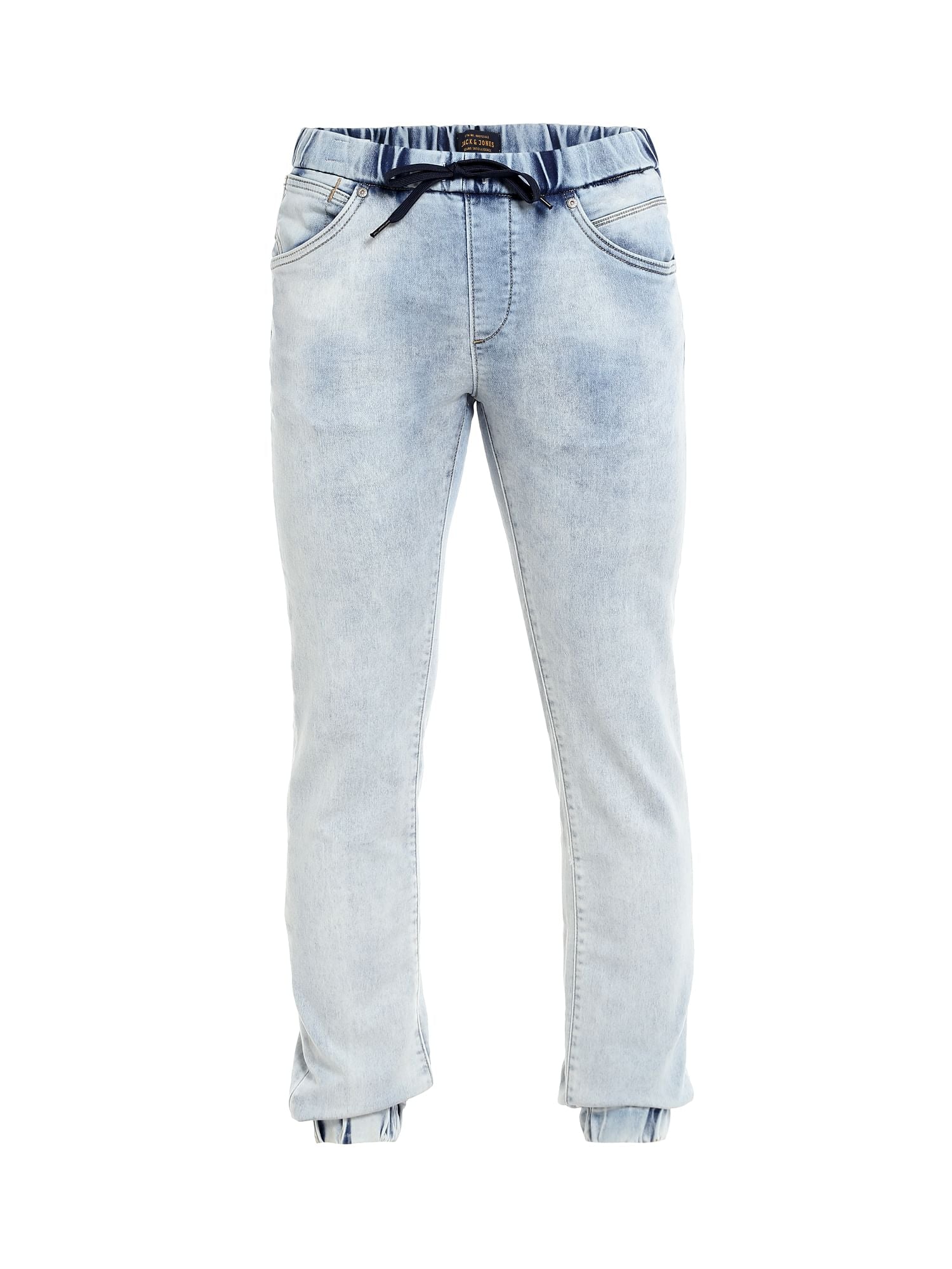 Light Blue Skinny Denim Joggers