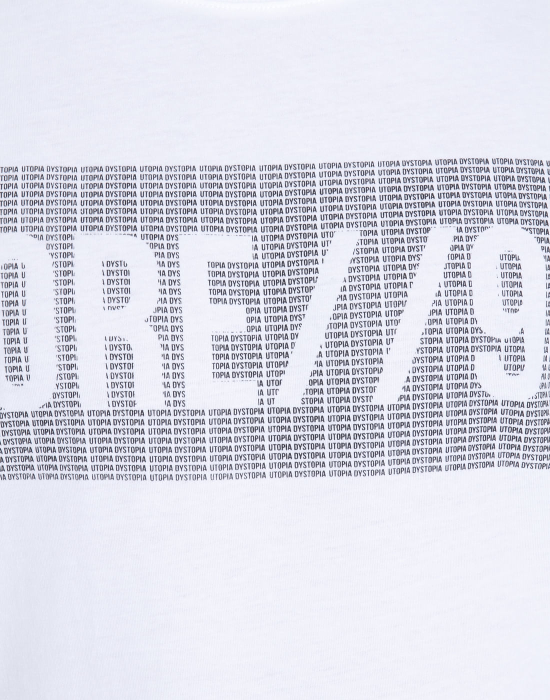White Graphic Print Crew Neck T-Shirt