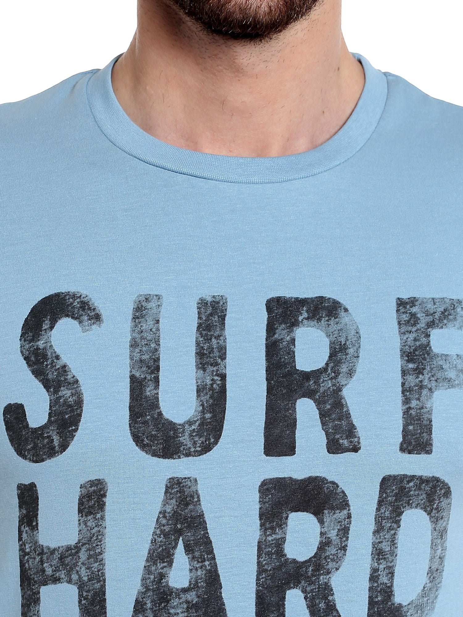 Graphic Print Blue T-Shirt