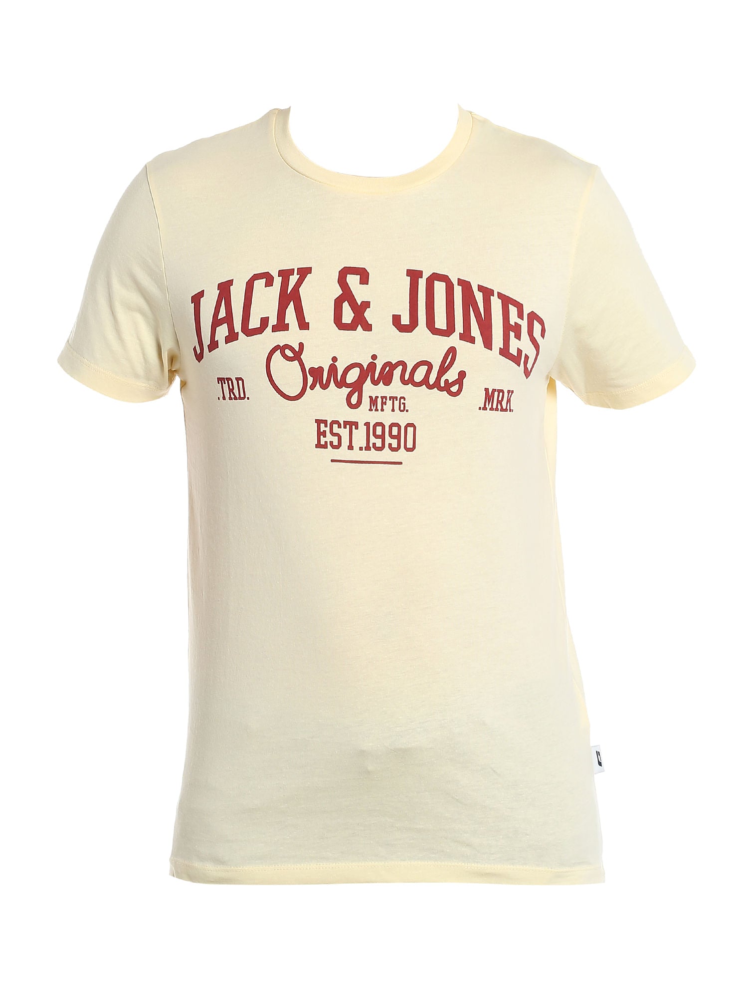 Graphic Print Yellow Crew Neck T-Shirt
