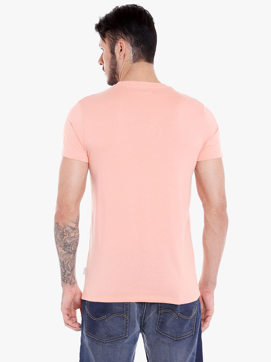 Pink Graphic Print Crew Neck T-Shirt