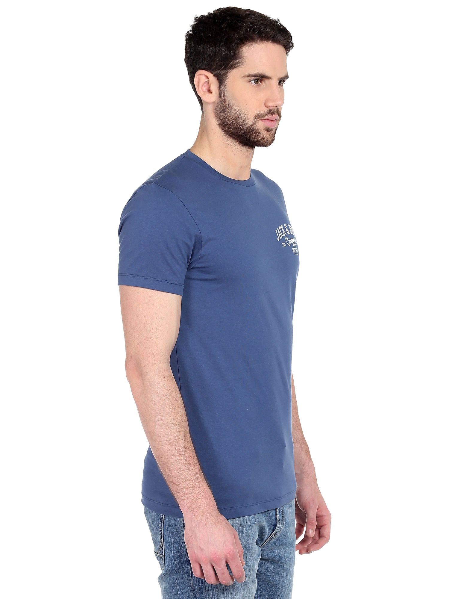 Blue Crew Neck T-Shirt