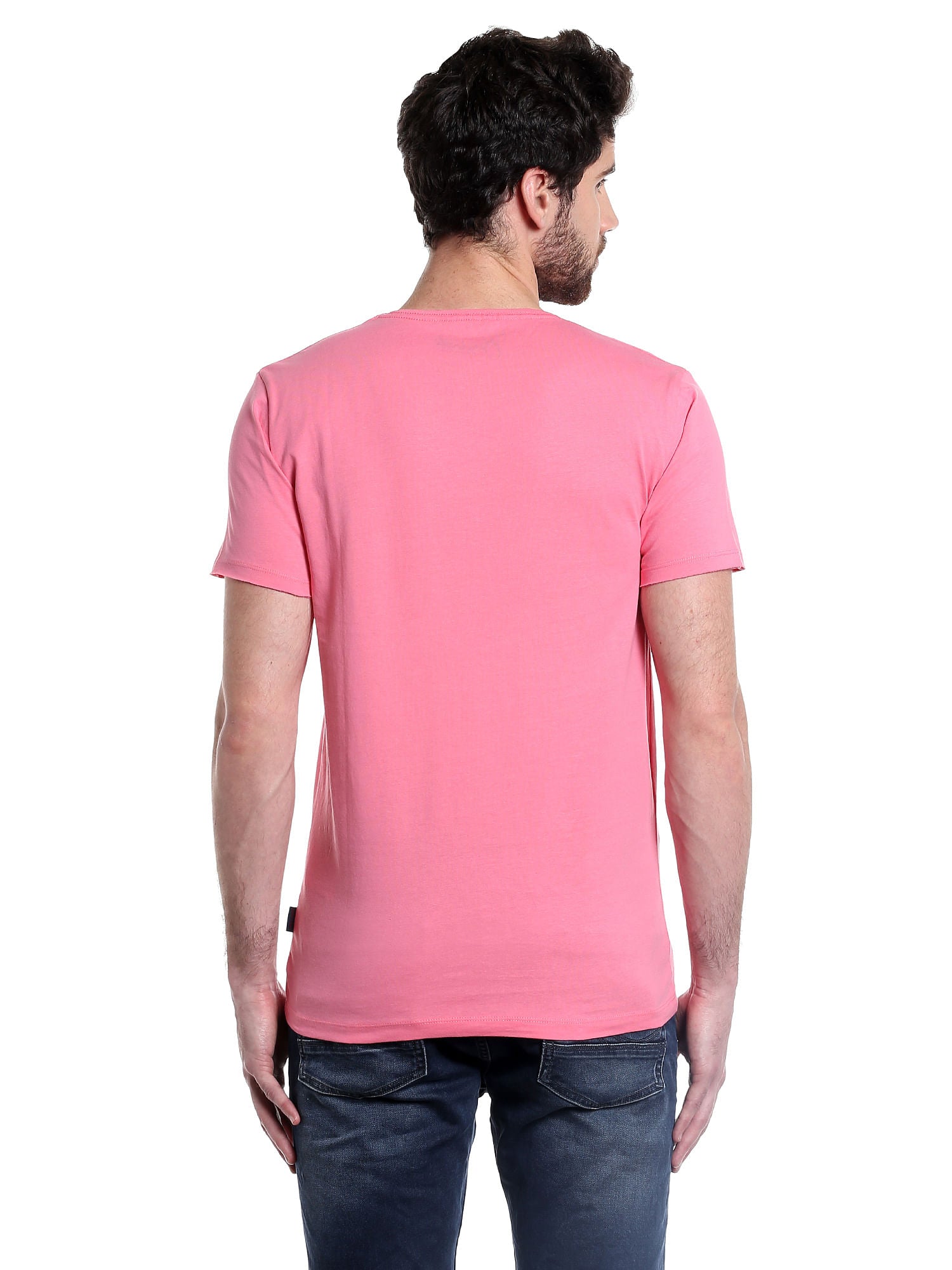 Palm Print Pink T-Shirt