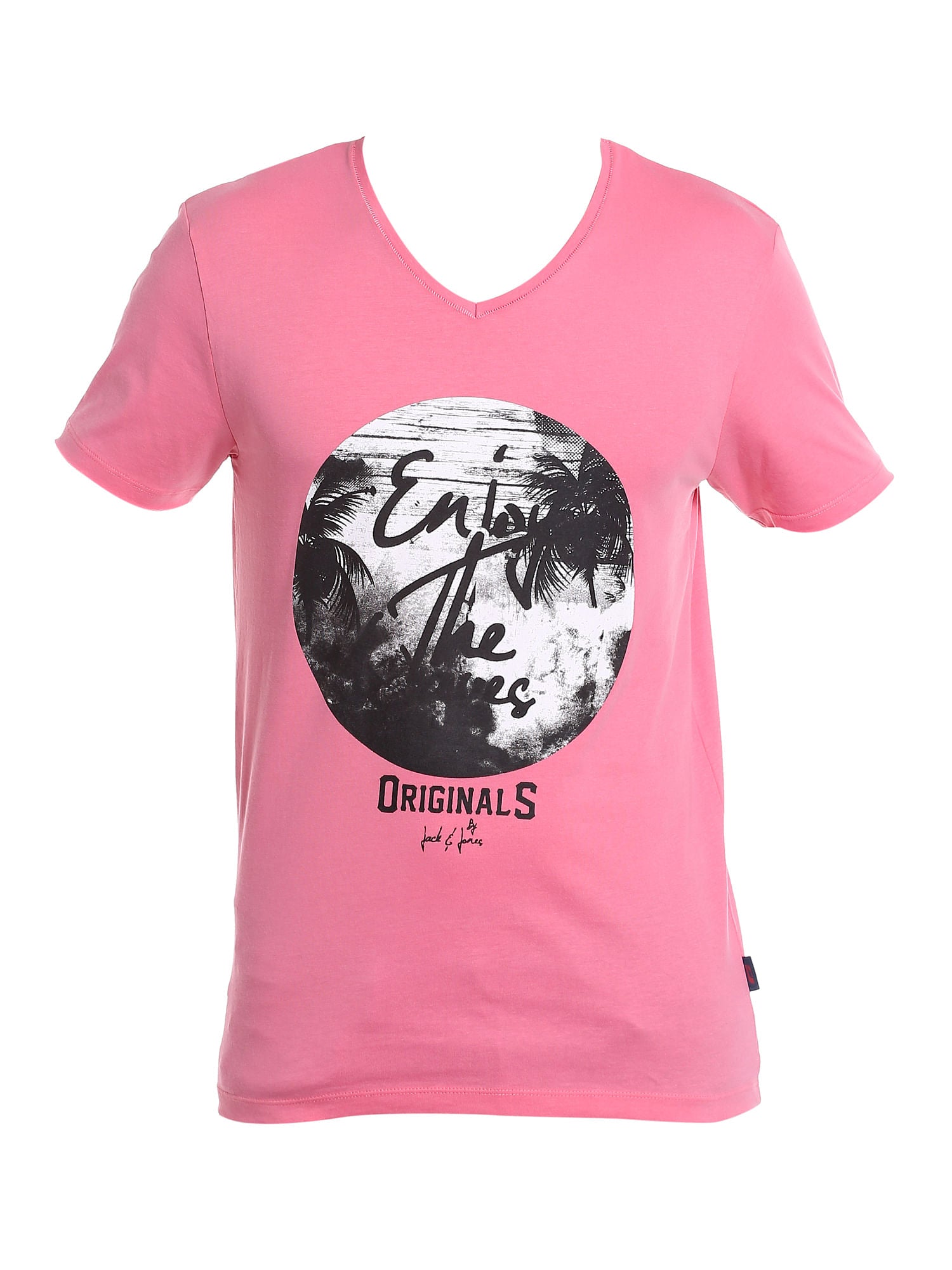 Palm Print Pink T-Shirt