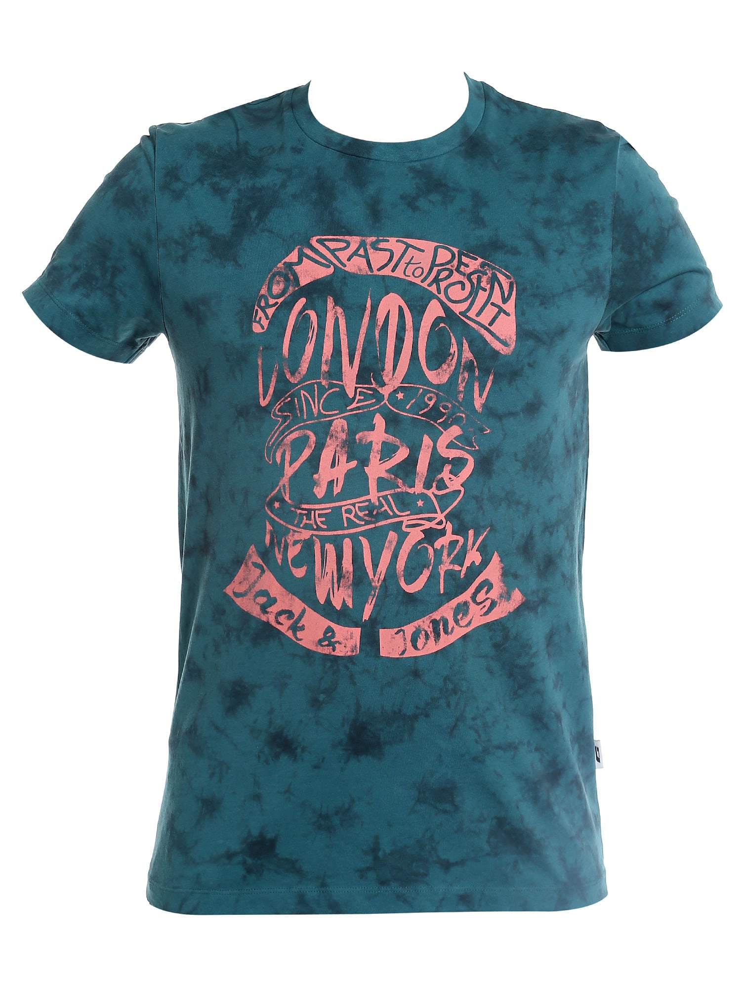 Green Graphic Print Crew Neck T-Shirt