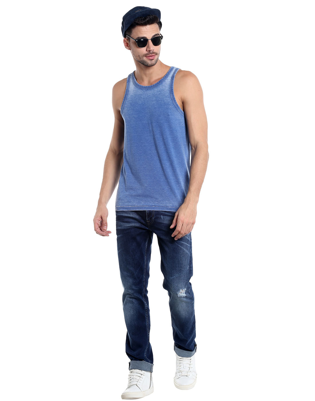 Blue Tank Top