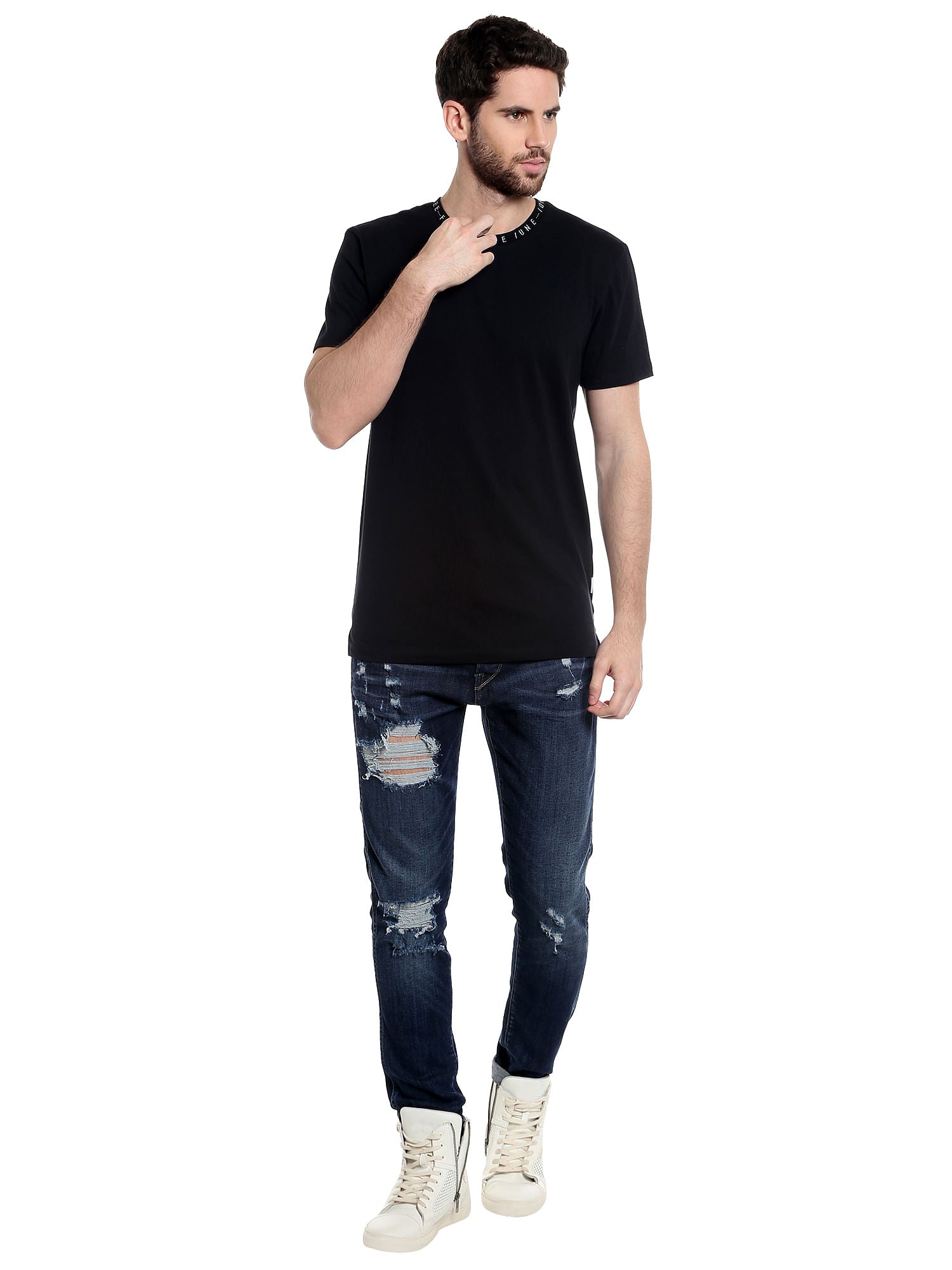 Black Crew Neck T-Shirt