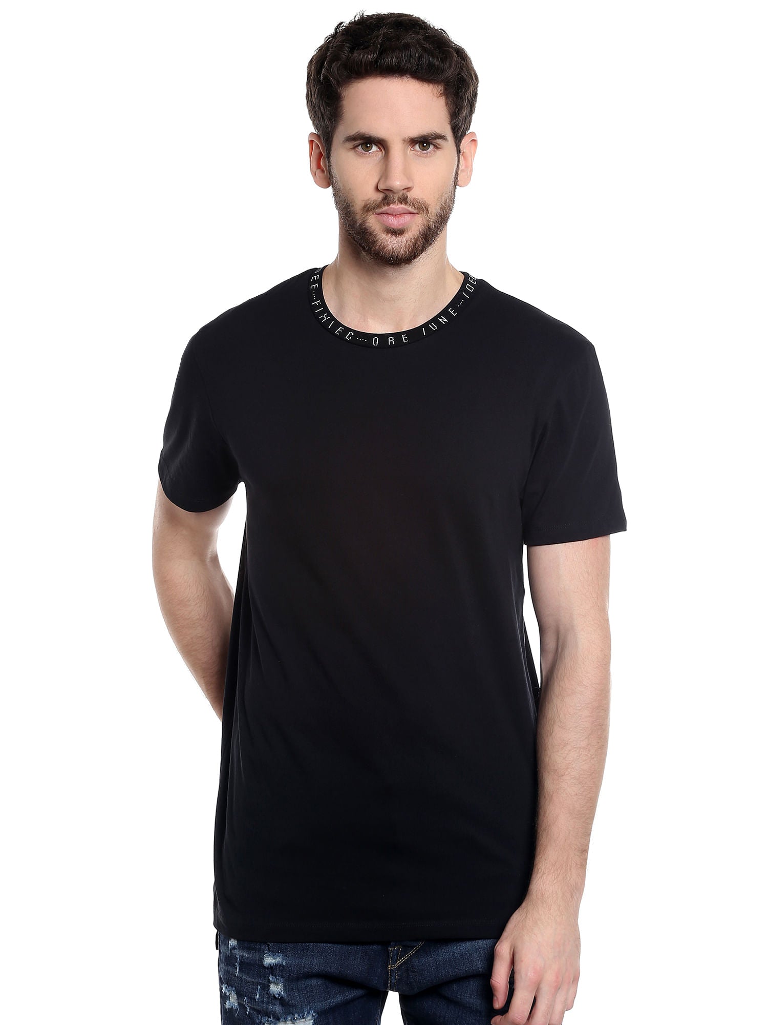 Black Crew Neck T-Shirt