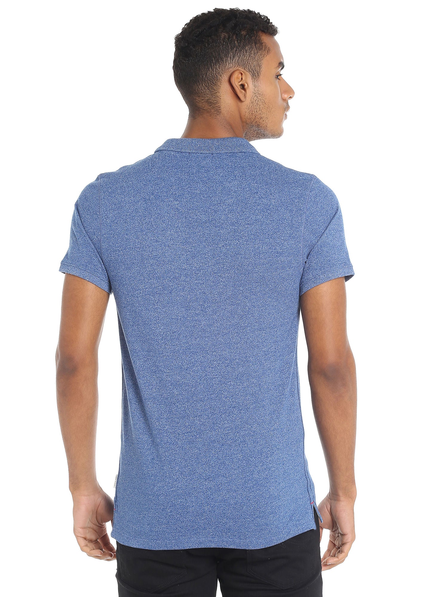 Classic Blue Slim Fit Polo T-Shirt