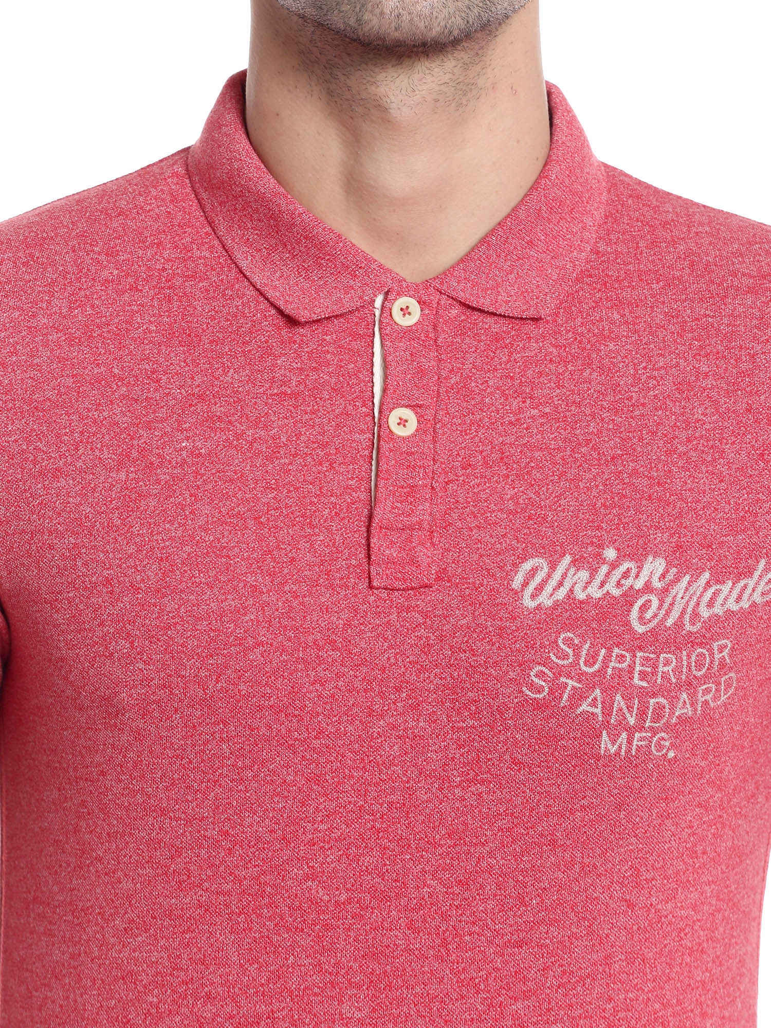 Red Slim Fit Polo T-Shirt