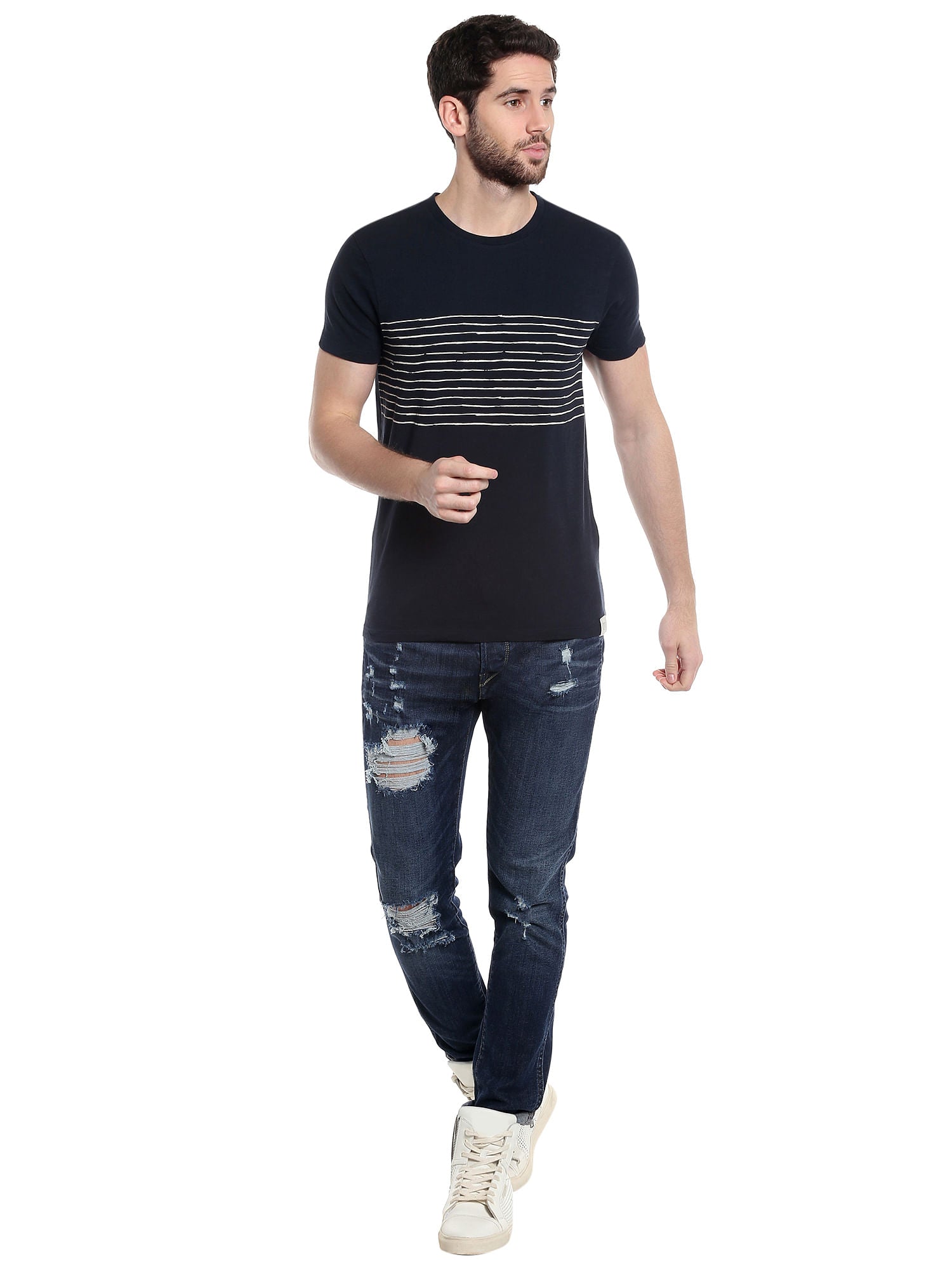 Black Striped T-Shirt