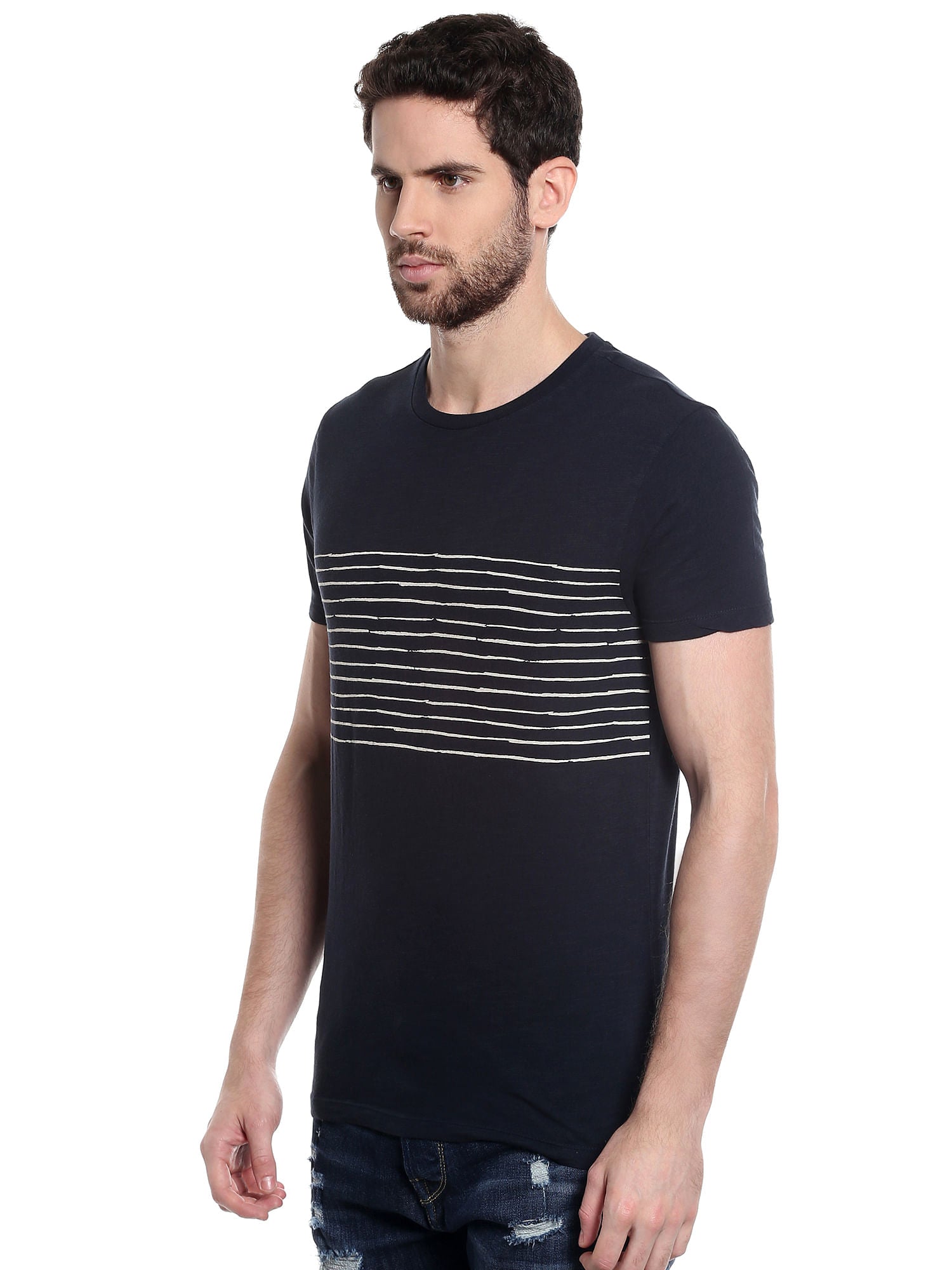 Black Striped T-Shirt