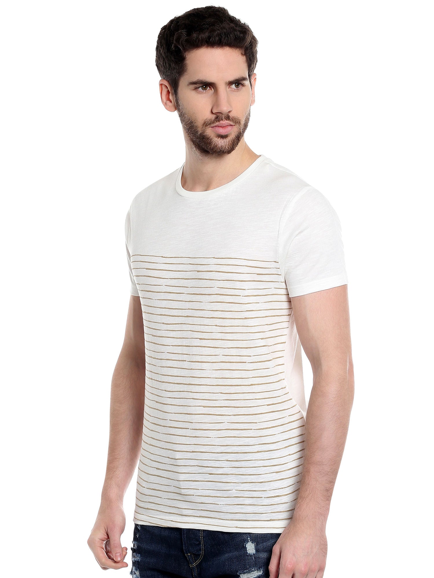 White Striped T-Shirt