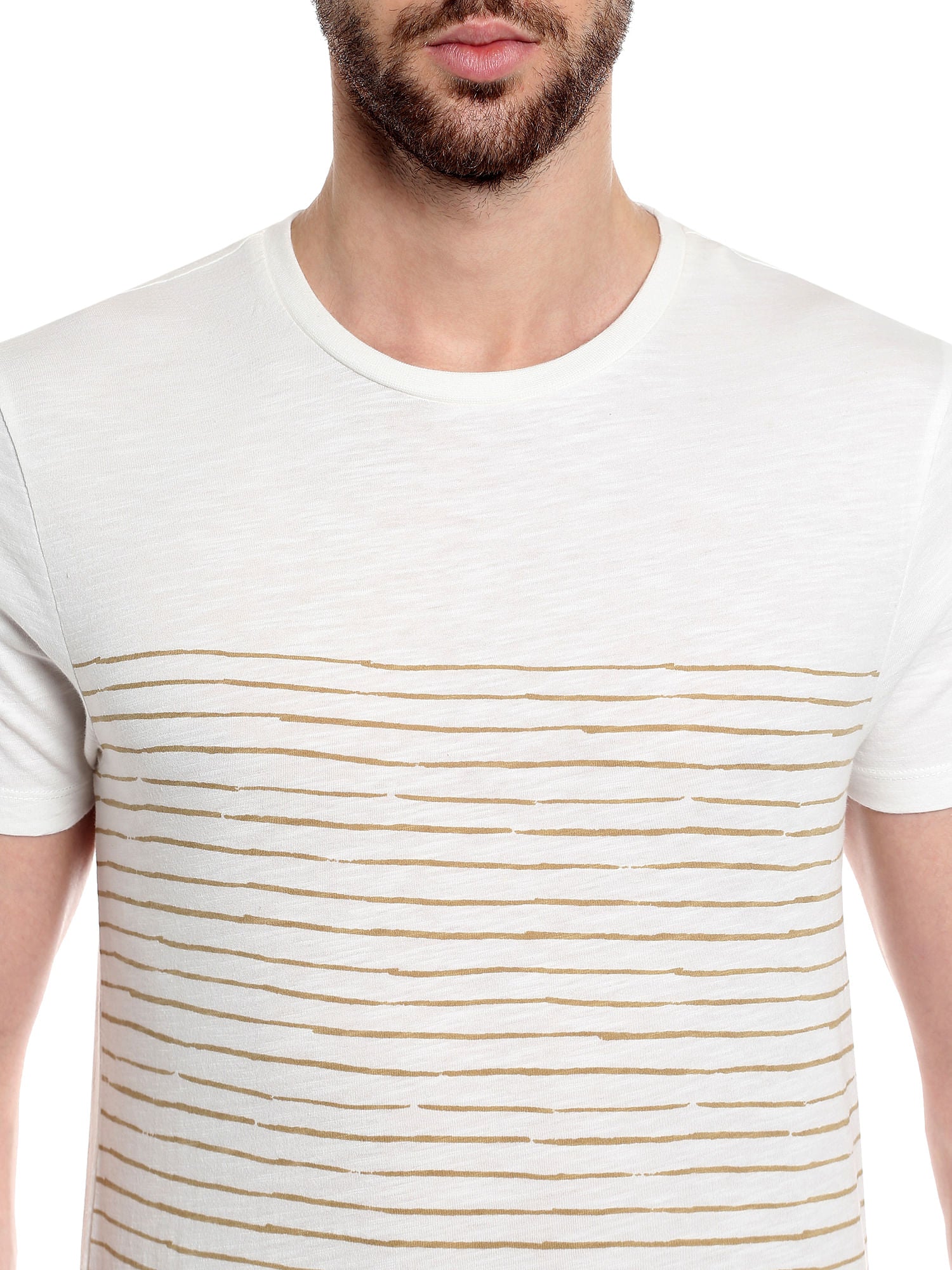 White Striped T-Shirt