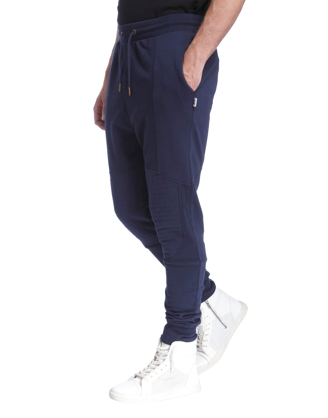 Dark Blue Biker Sweatpants