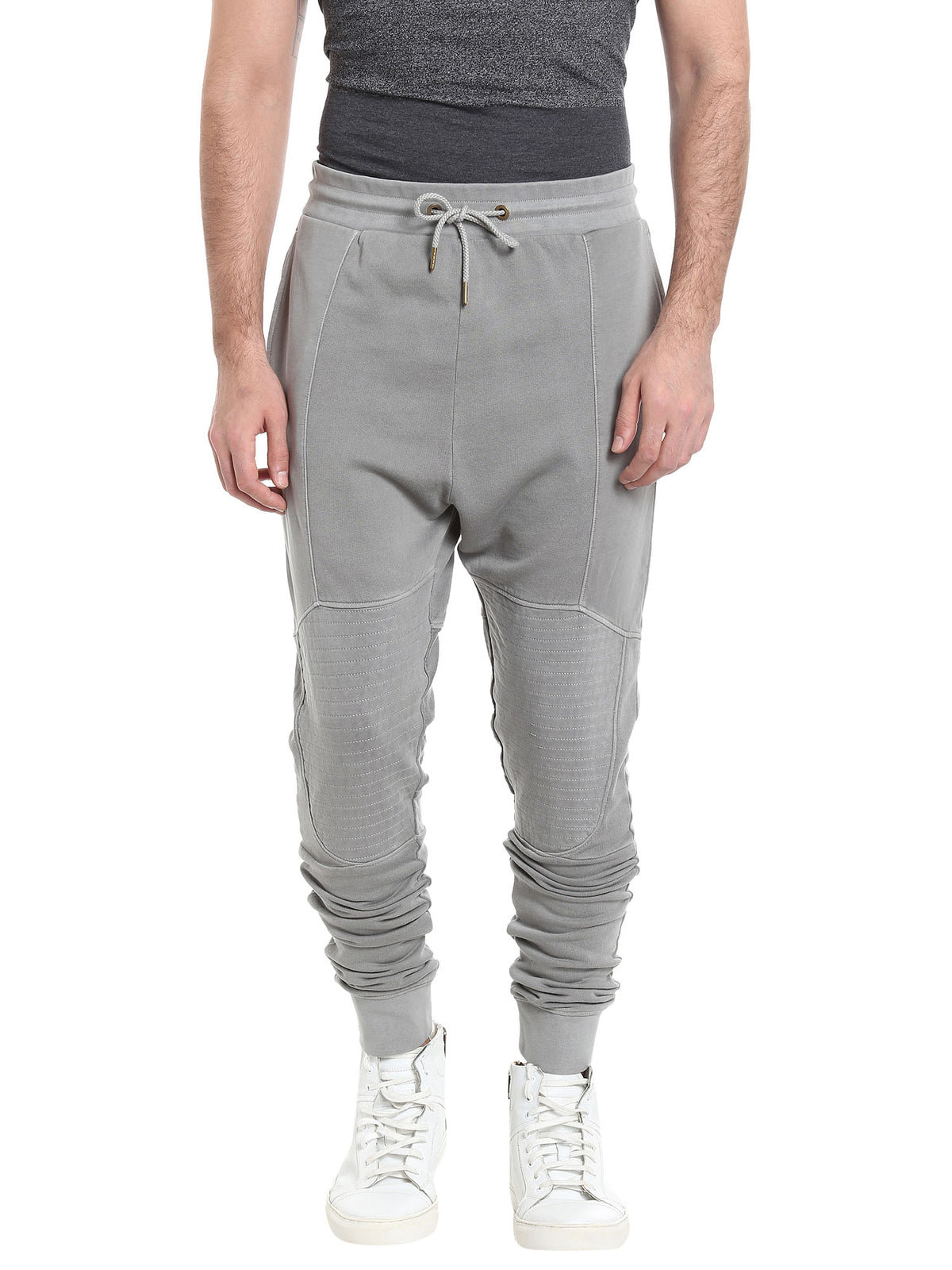 Steel Grey Biker Sweatpant - S