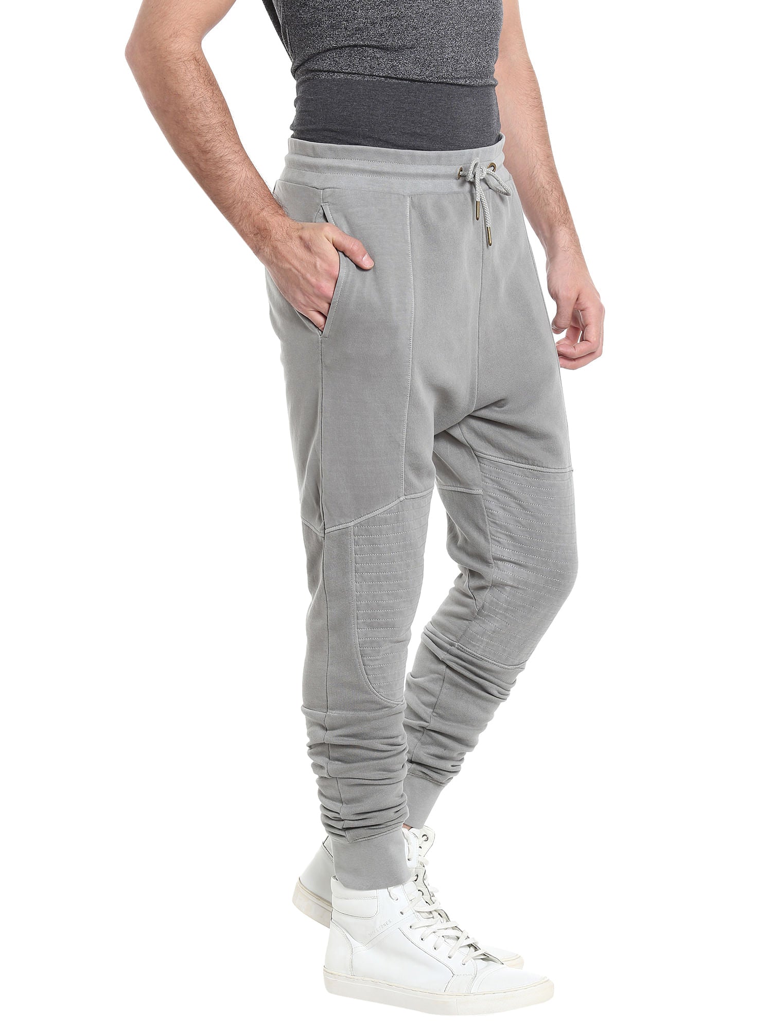 Steel Grey Biker Sweatpant