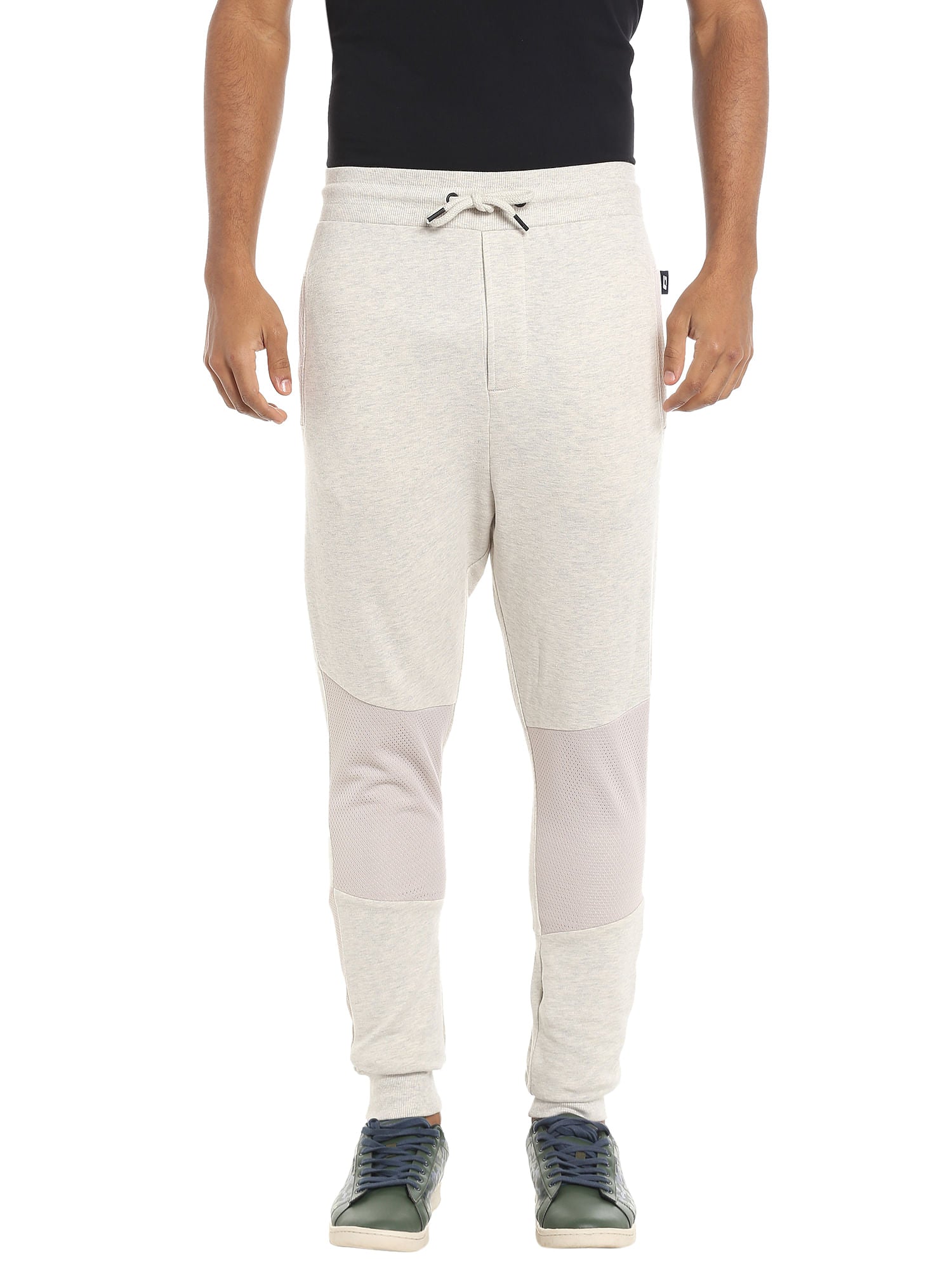 Off White Mesh Detail Sweatpants
