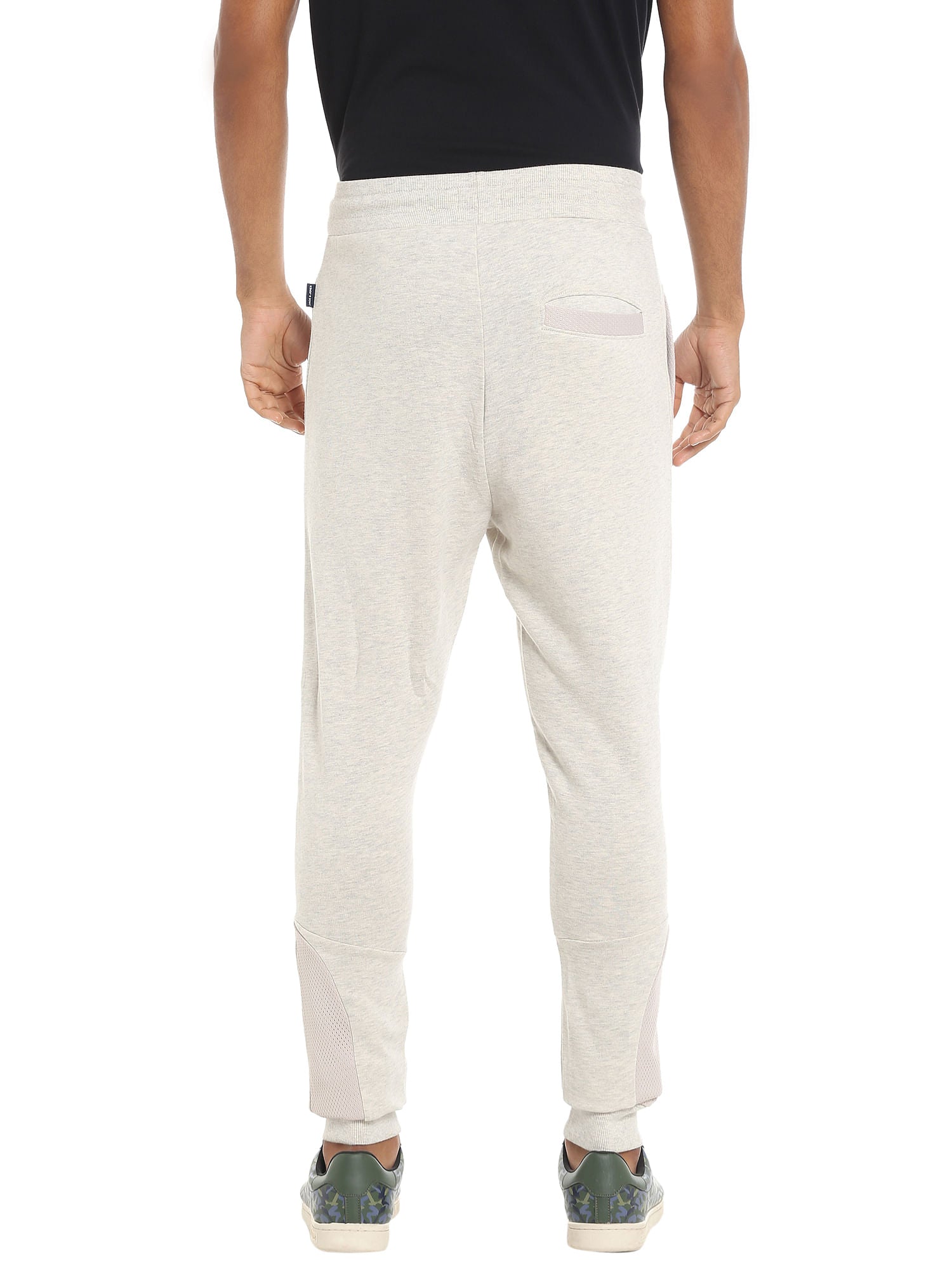 Off White Mesh Detail Sweatpants