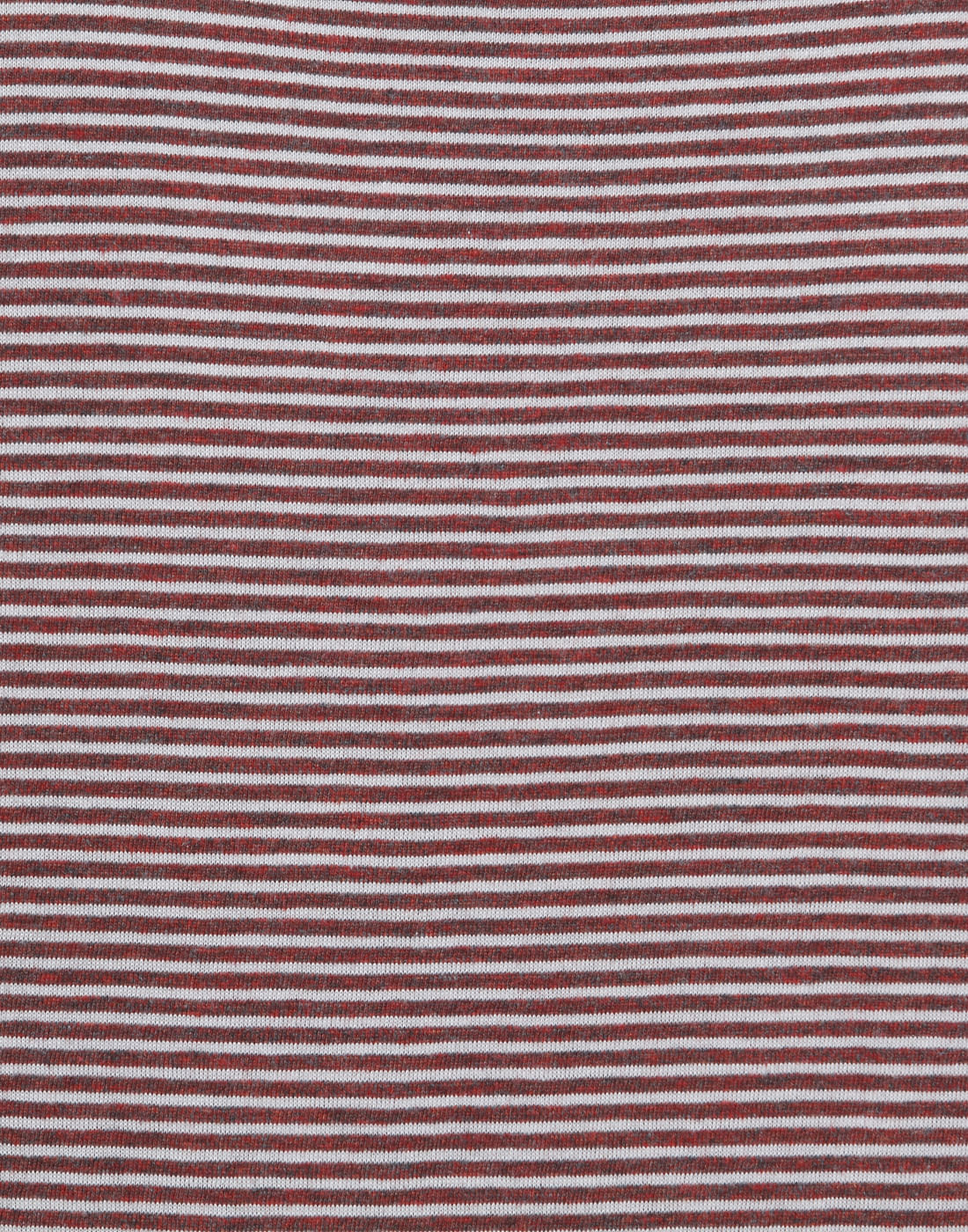 Red Striped Crew Neck T-Shirt