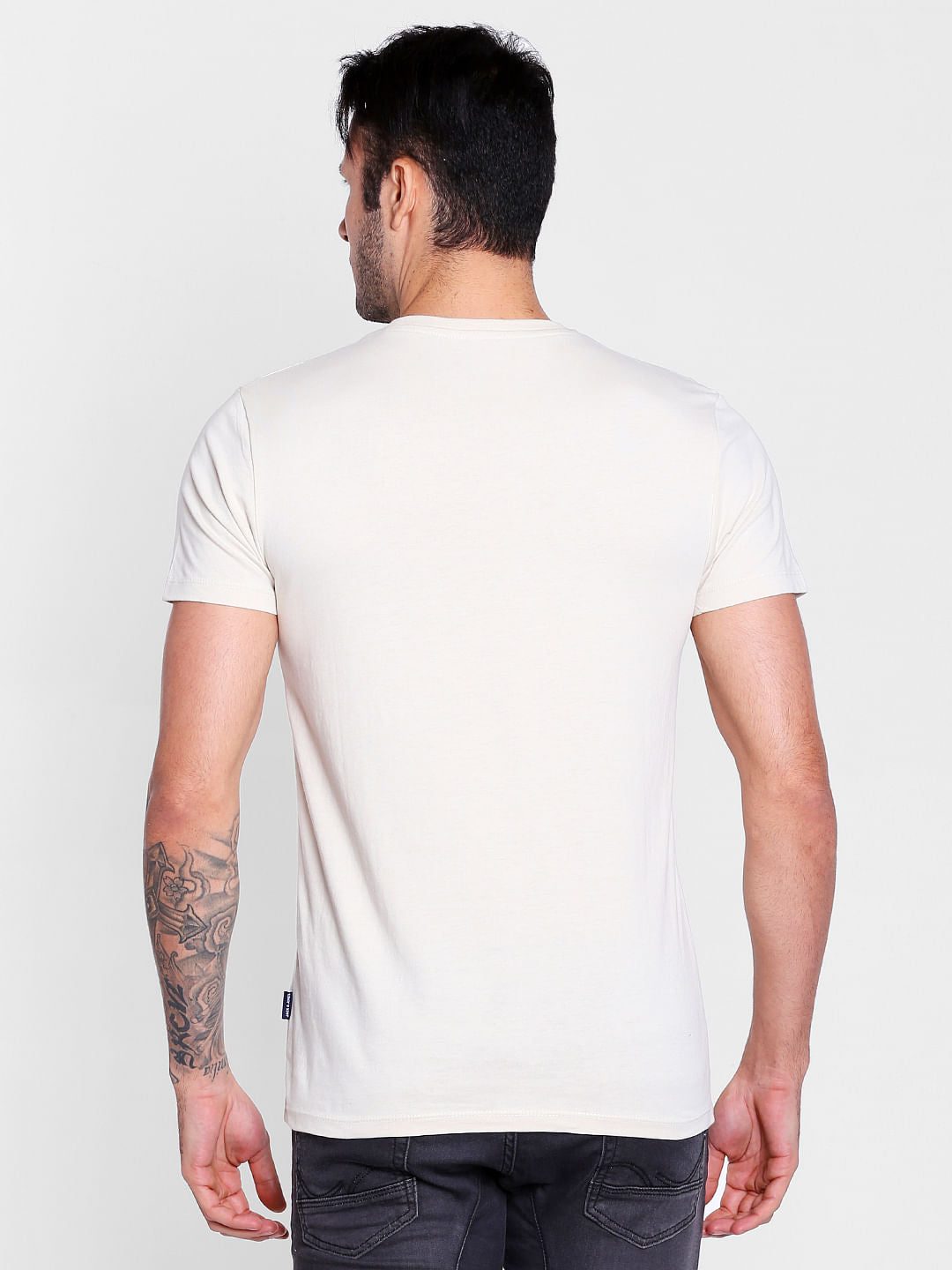 Off White Graphic Print Crew Neck T-Shirt