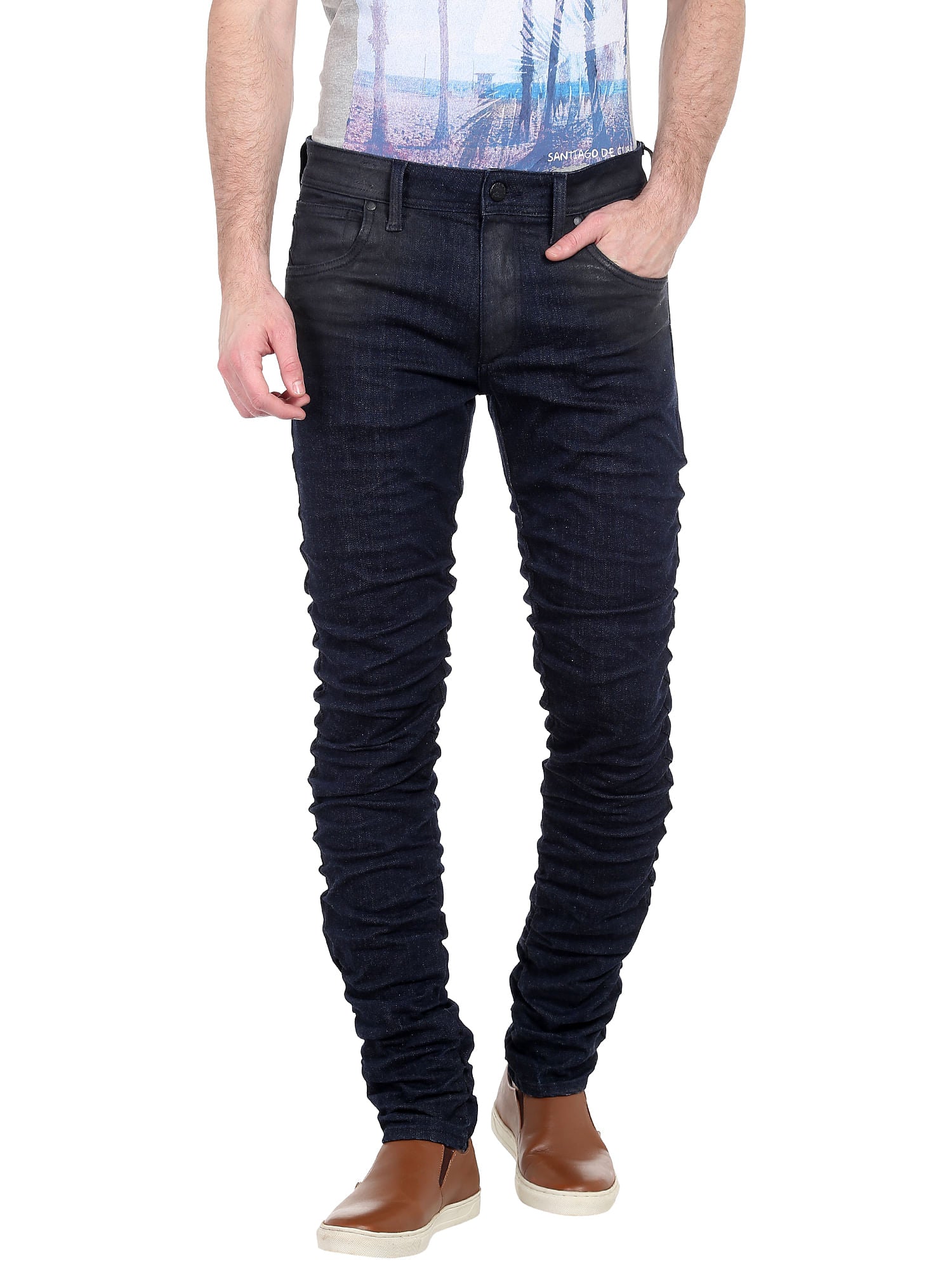 Dark Blue Slim Fit Jeans