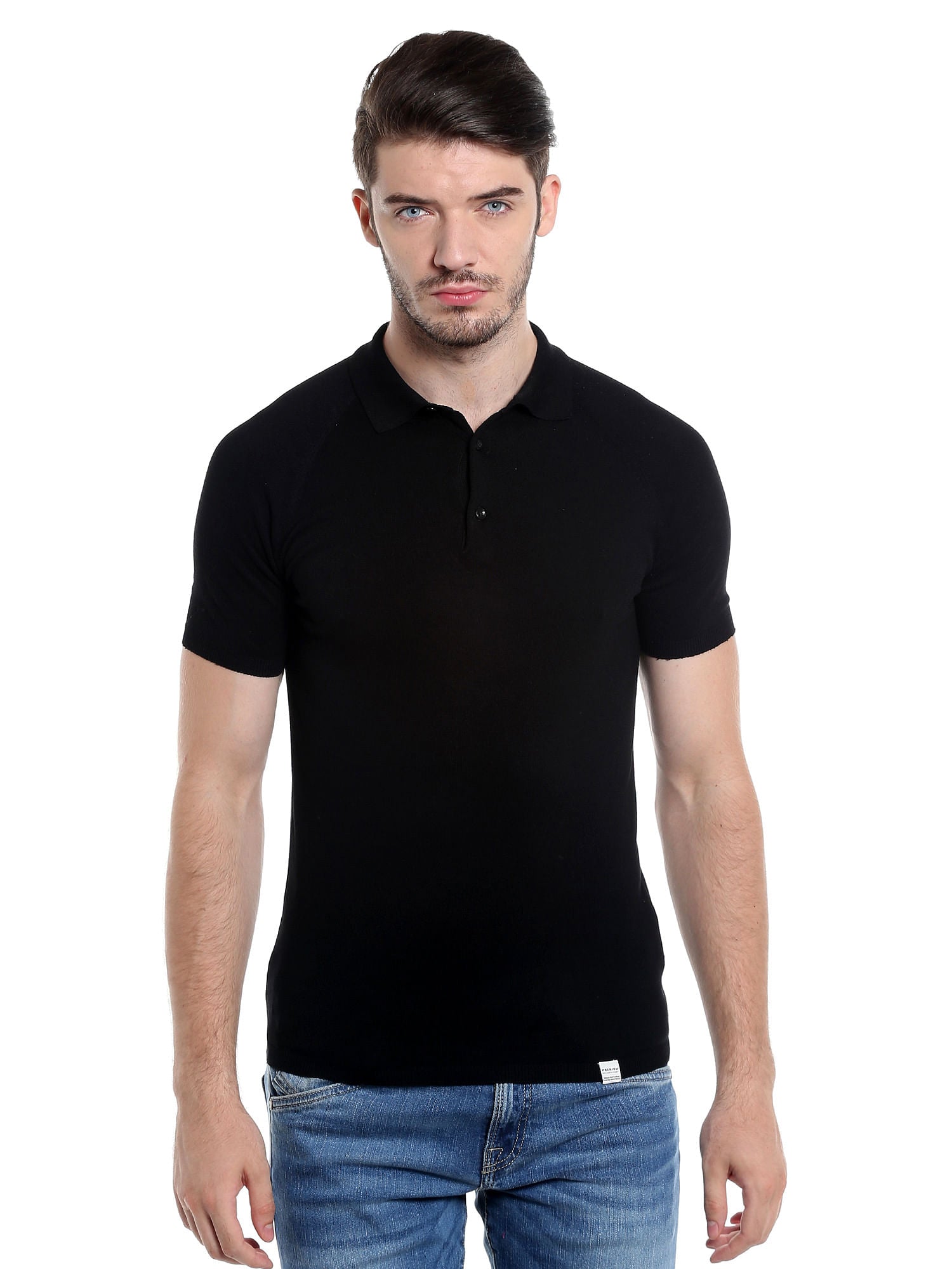 Black Polo T-Shirt