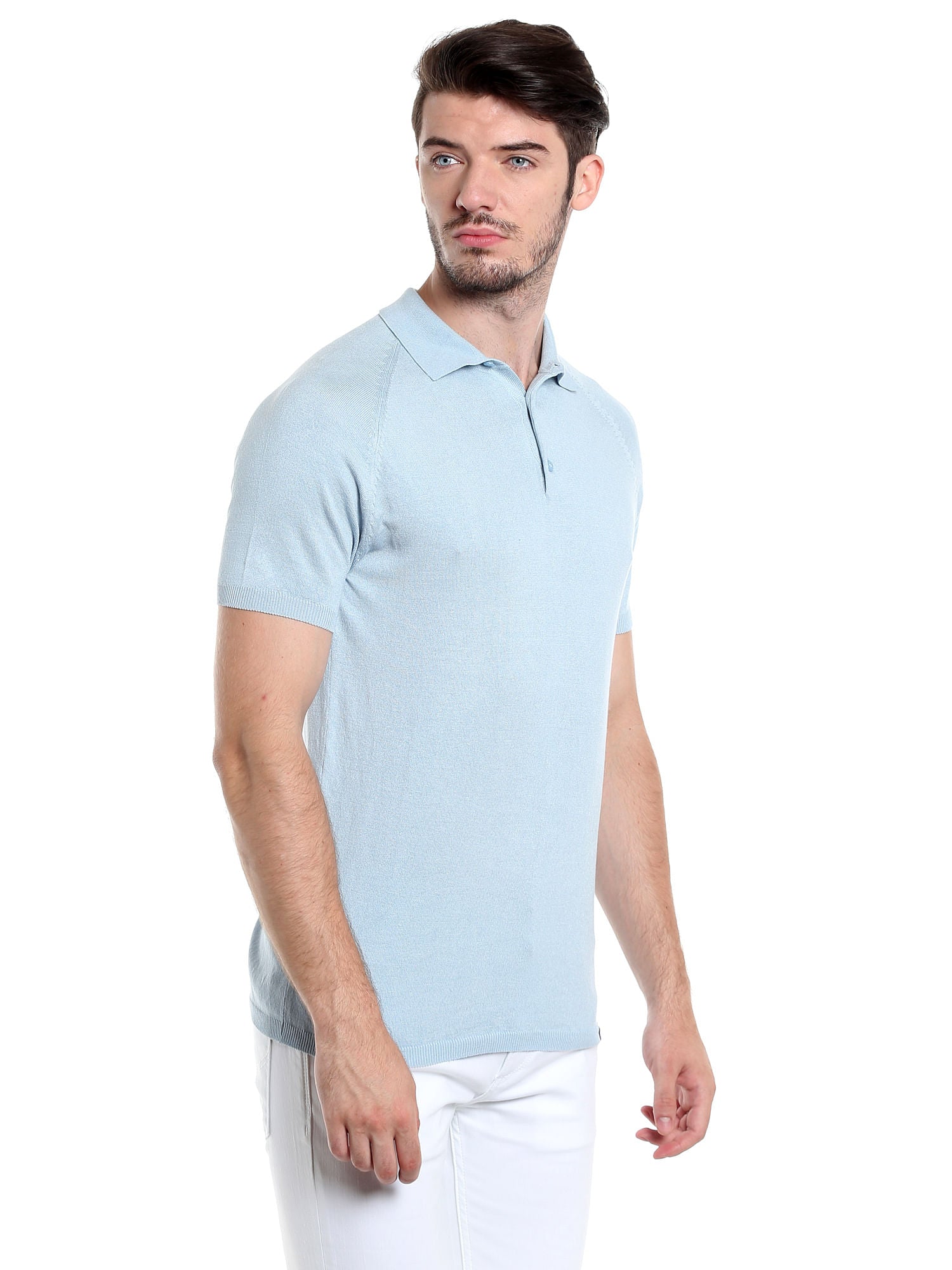 Light Blue Polo T-Shirt