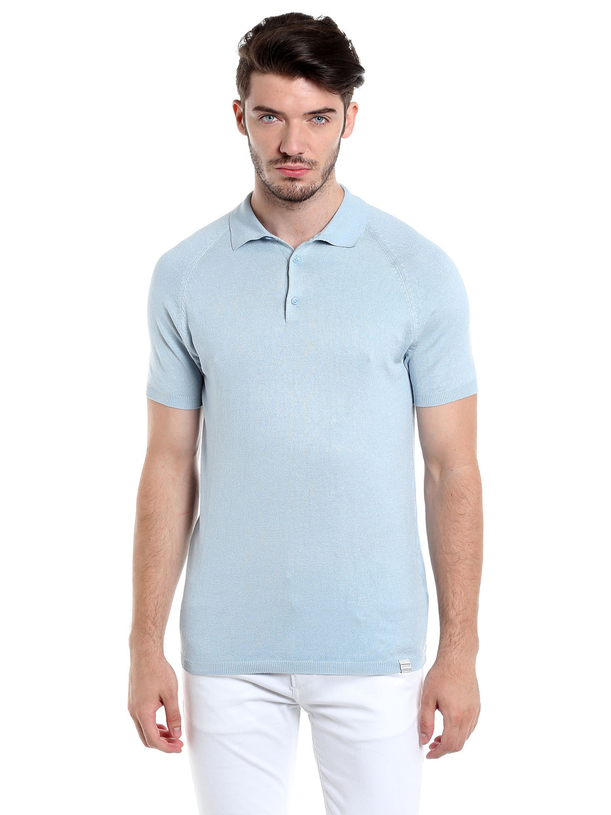 Light Blue Polo T-Shirt - S