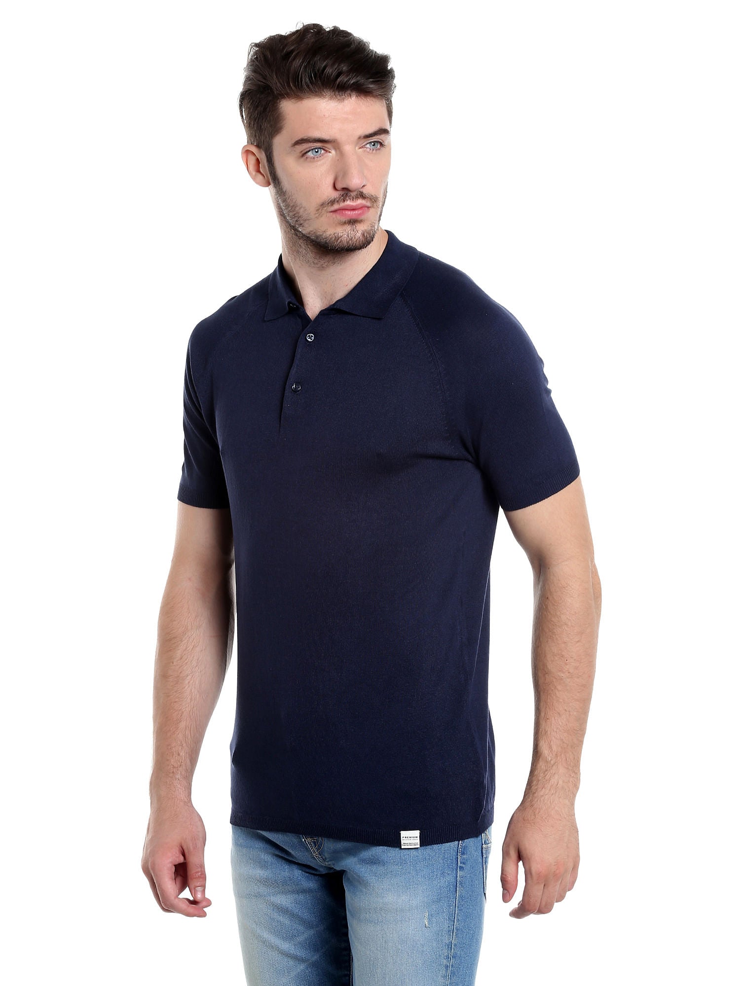 Navy Blue Polo T-Shirt