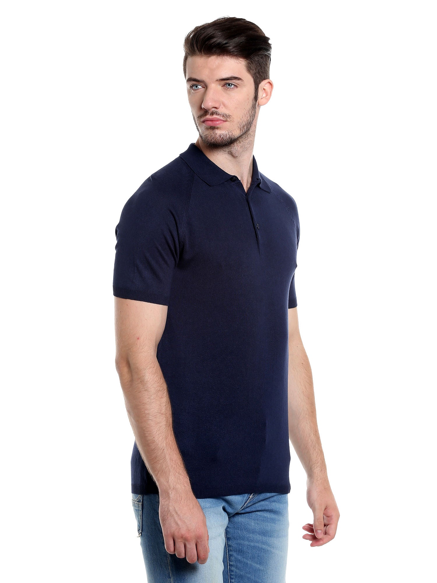 Navy Blue Polo T-Shirt