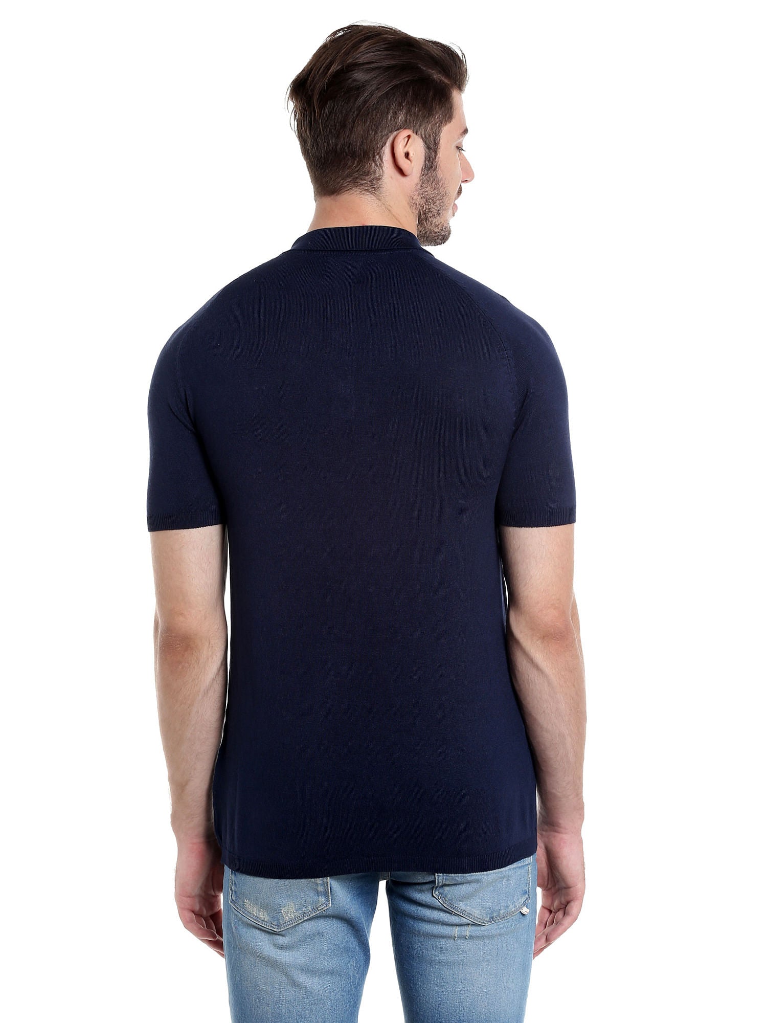 Navy Blue Polo T-Shirt