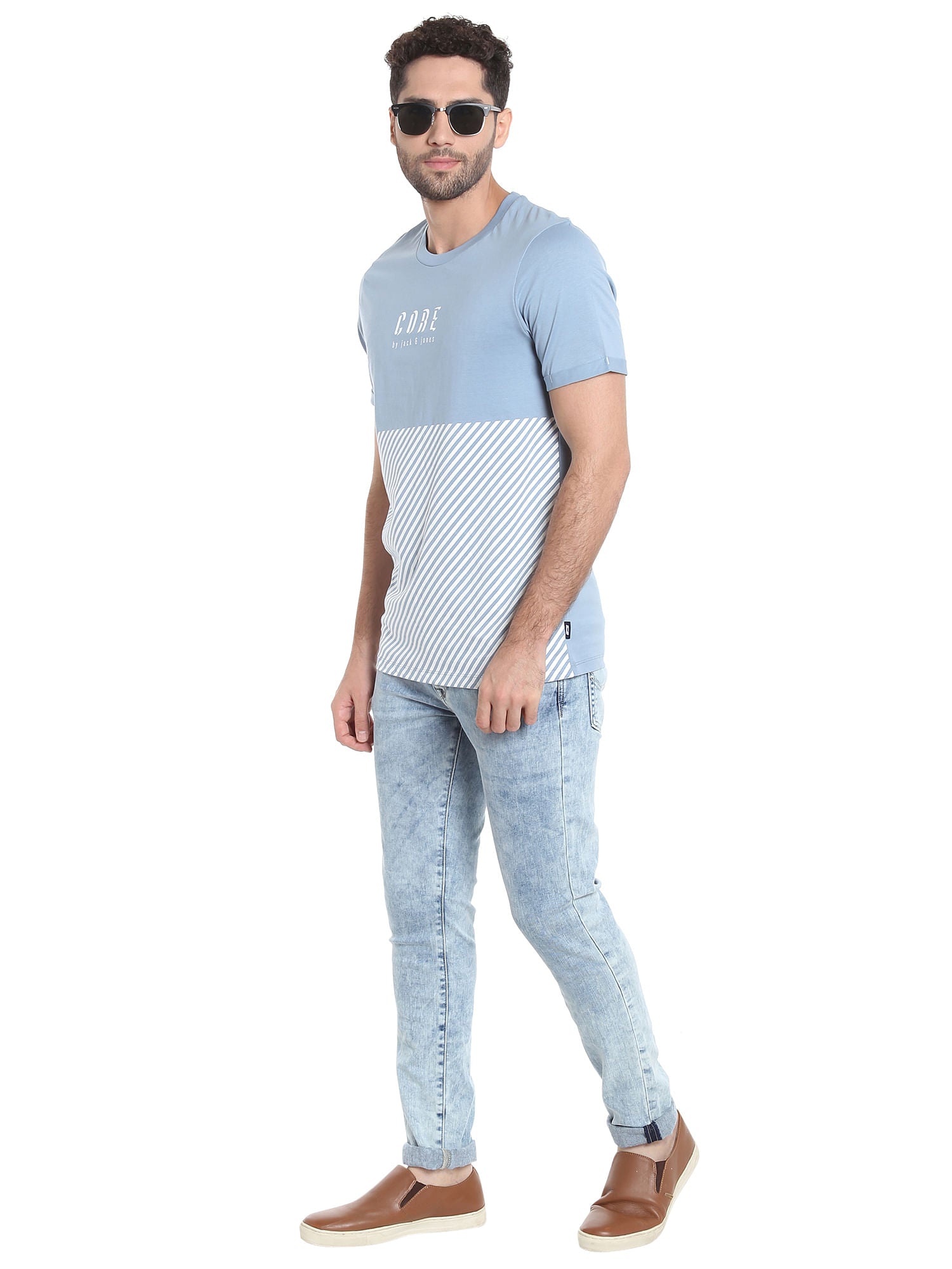 Light Blue Low Rise Skinny Fit Jeans