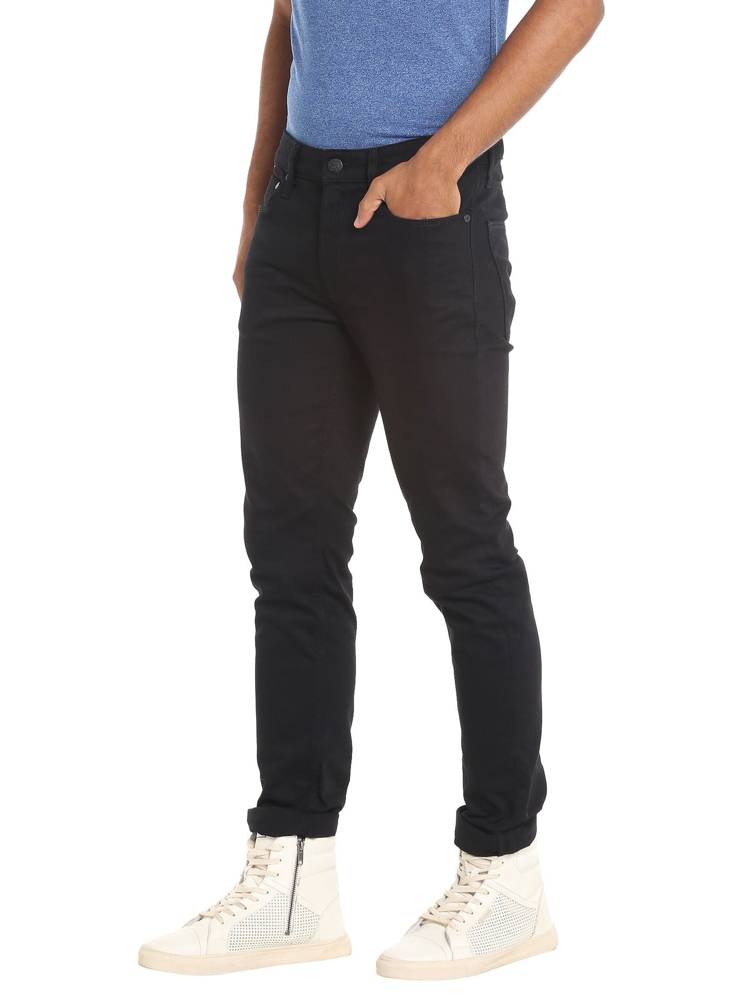 Black Low Rise Skinny Jeans