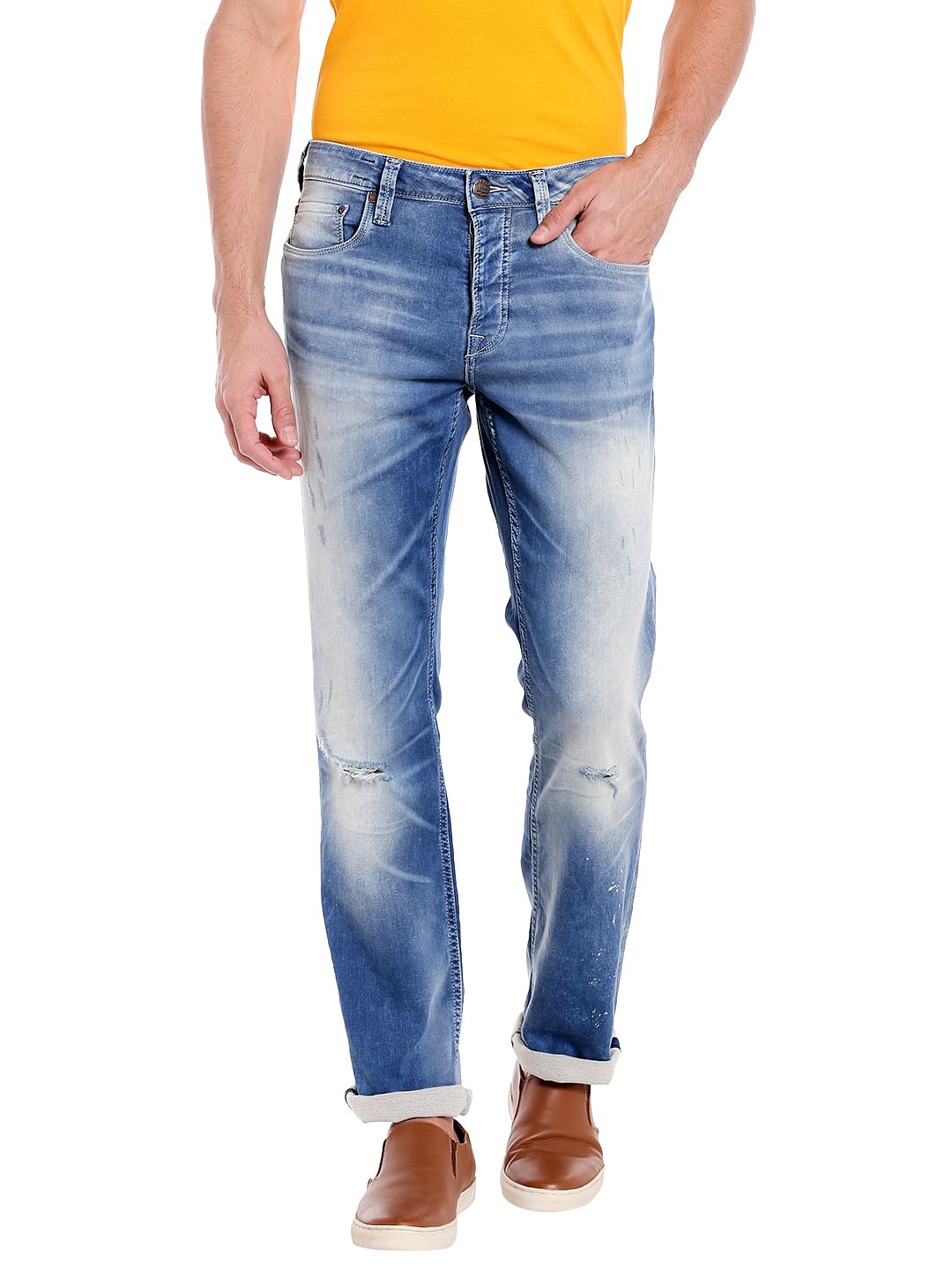 Light Blue Regular Fit Jeans - 28/32