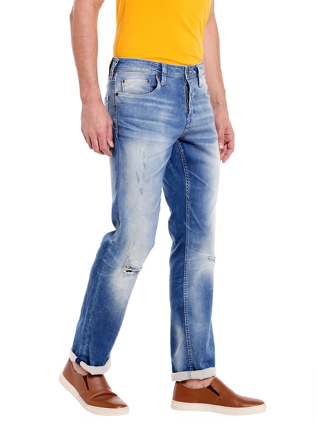 Light Blue Regular Fit Jeans