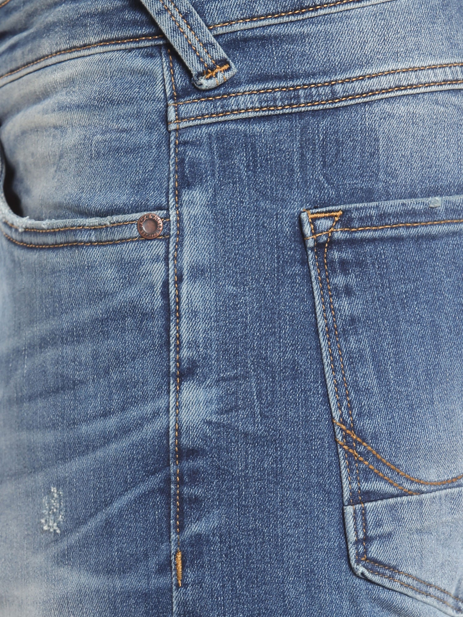 Blue High Rise Relaxed Fit Jeans